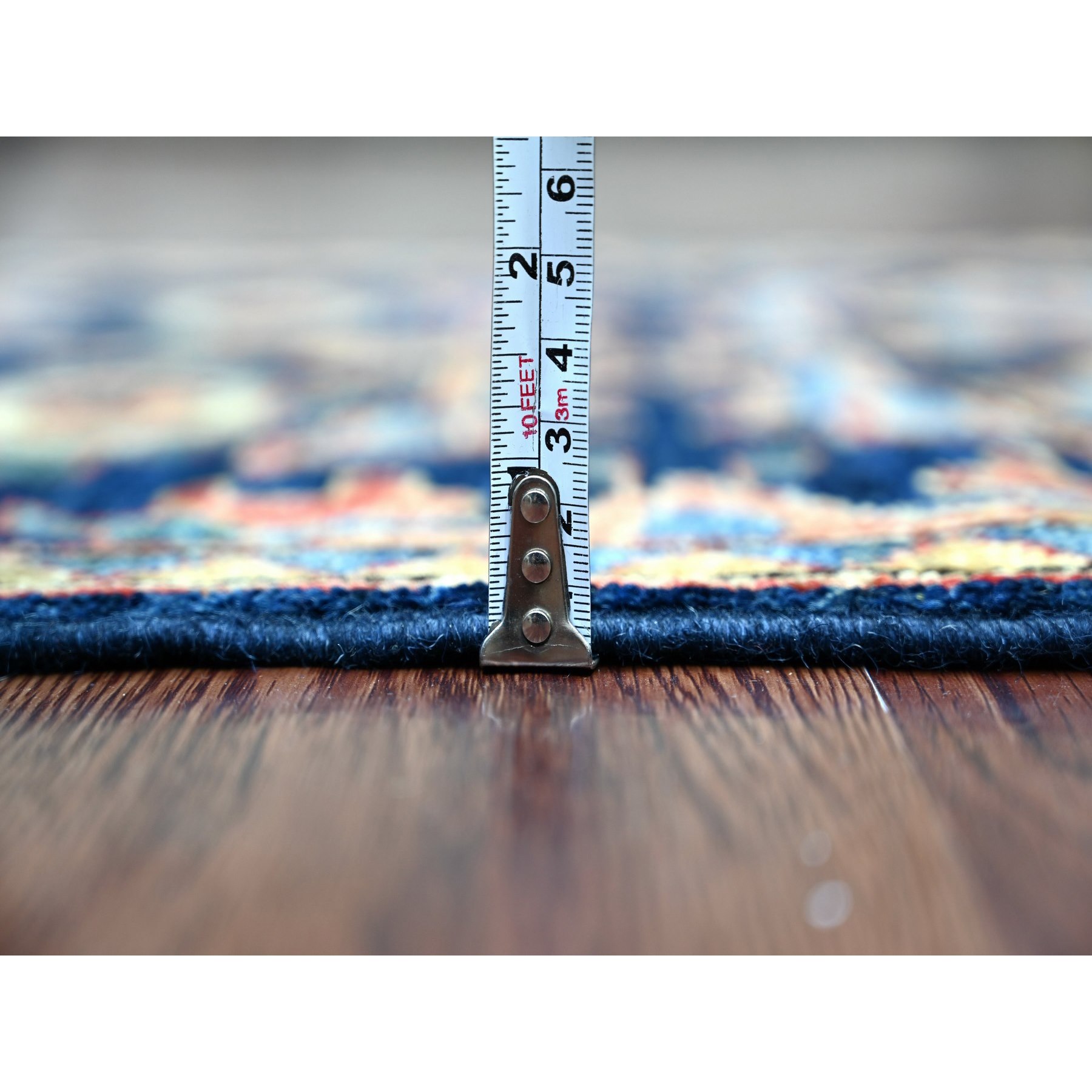 Tribal-Geometric-Hand-Knotted-Rug-106415