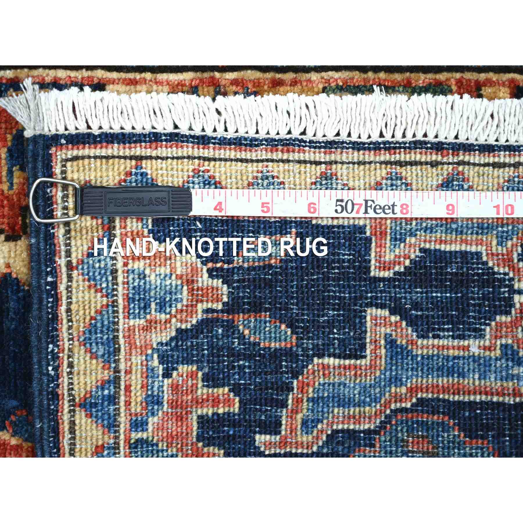 Tribal-Geometric-Hand-Knotted-Rug-106415