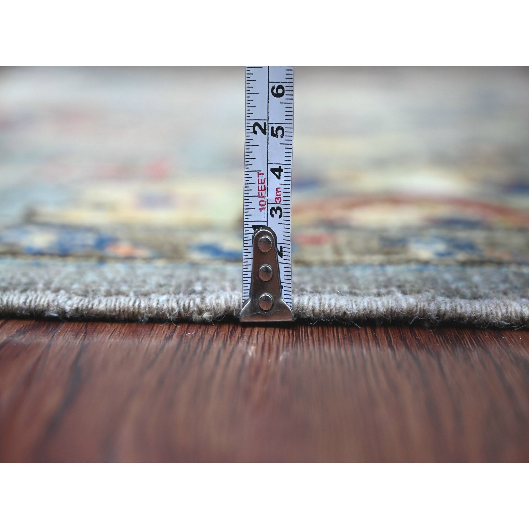 Tribal-Geometric-Hand-Knotted-Rug-106420