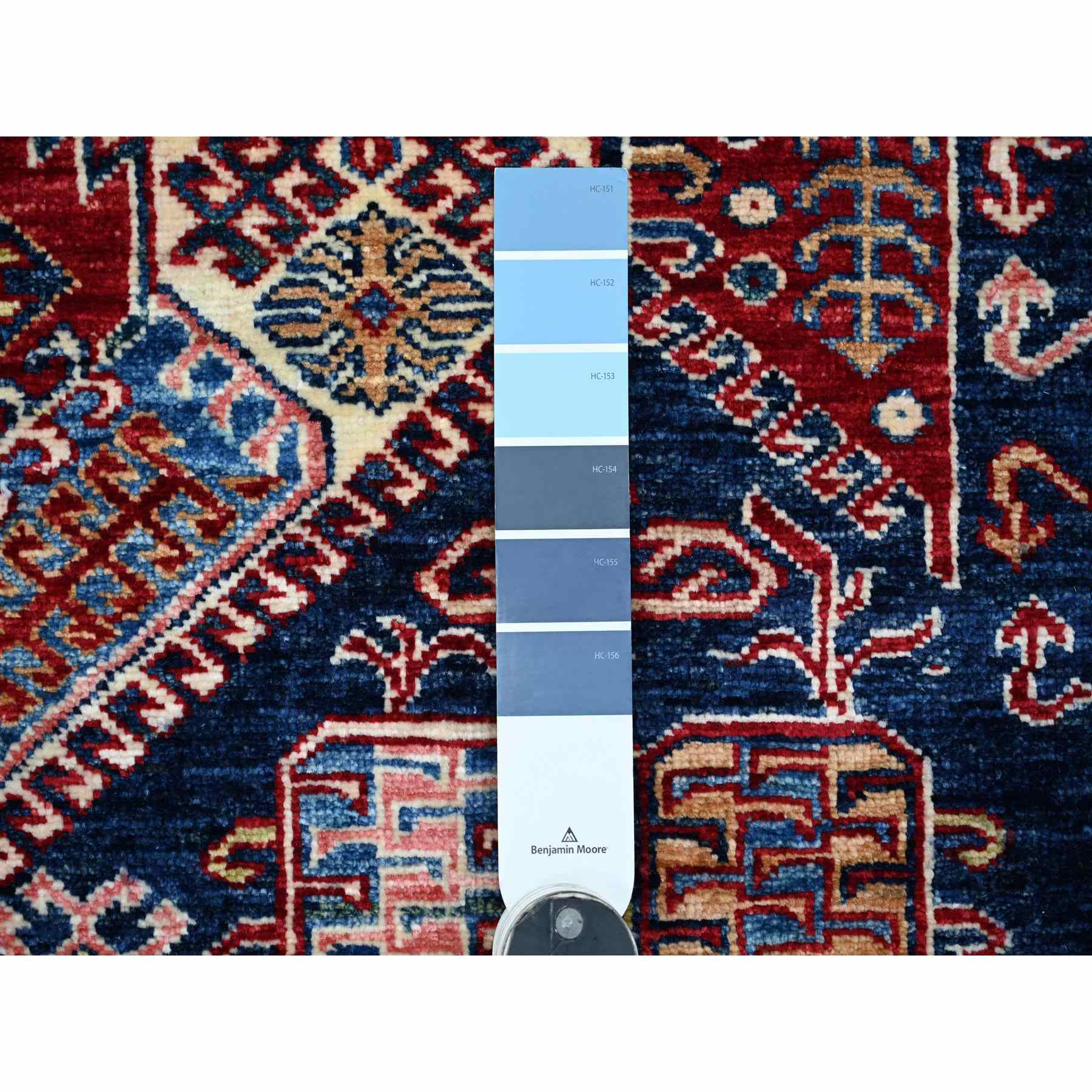 Tribal-Geometric-Hand-Knotted-Rug-106425
