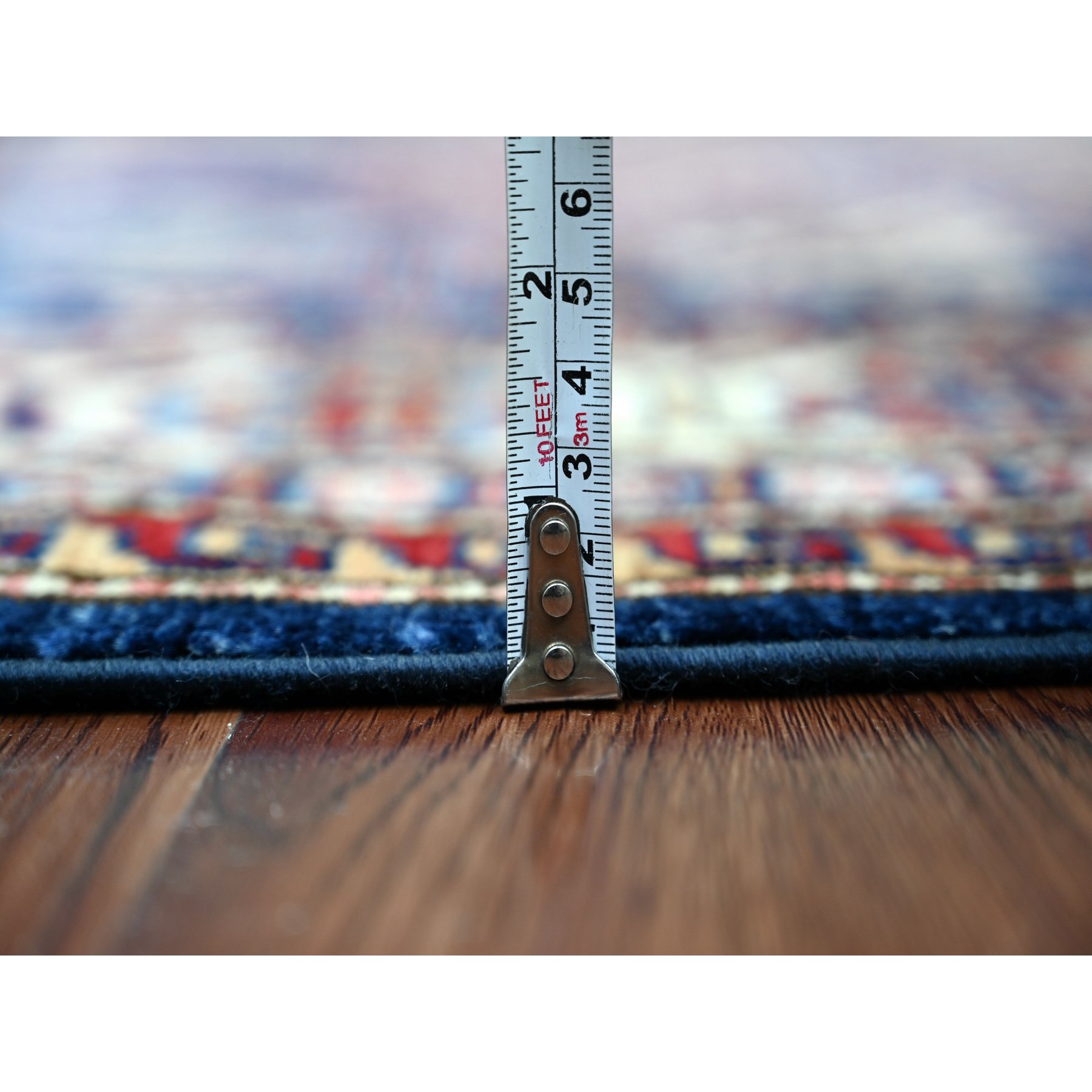 Tribal-Geometric-Hand-Knotted-Rug-106425