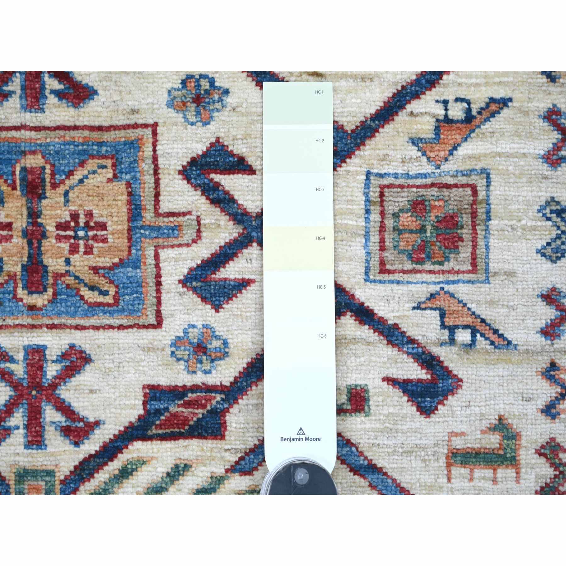 Tribal-Geometric-Hand-Knotted-Rug-106435
