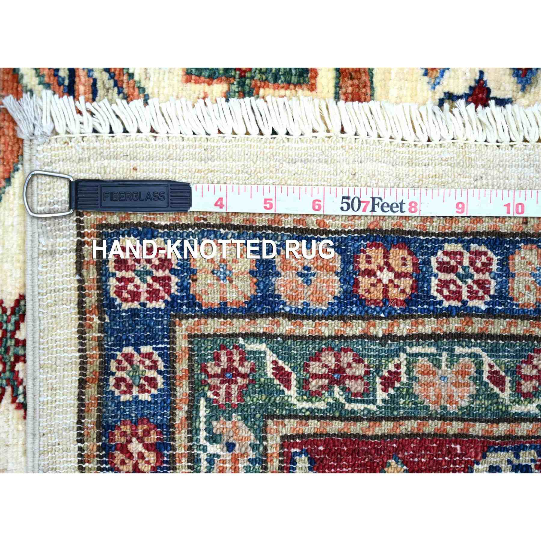 Tribal-Geometric-Hand-Knotted-Rug-106435