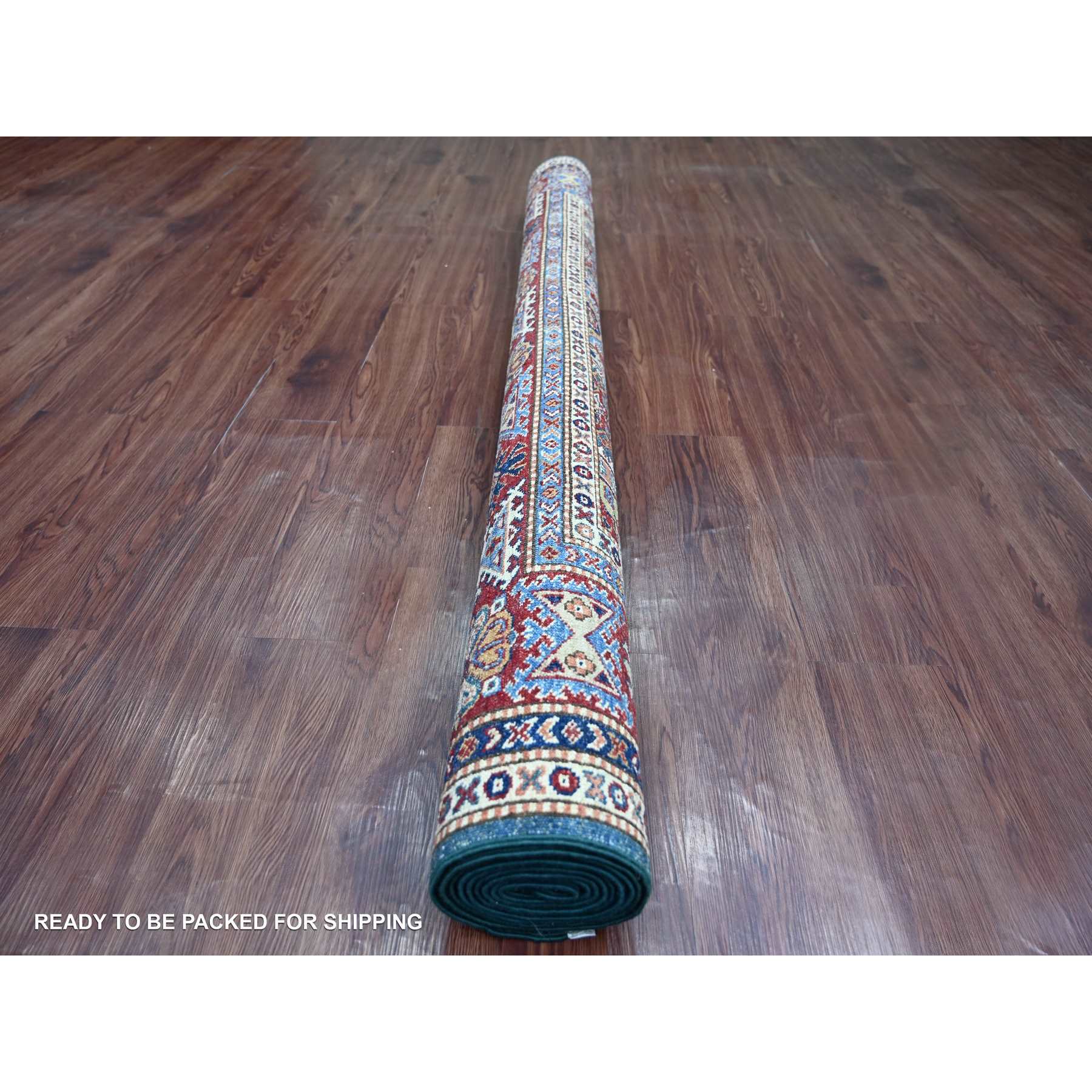 Tribal-Geometric-Hand-Knotted-Rug-106460