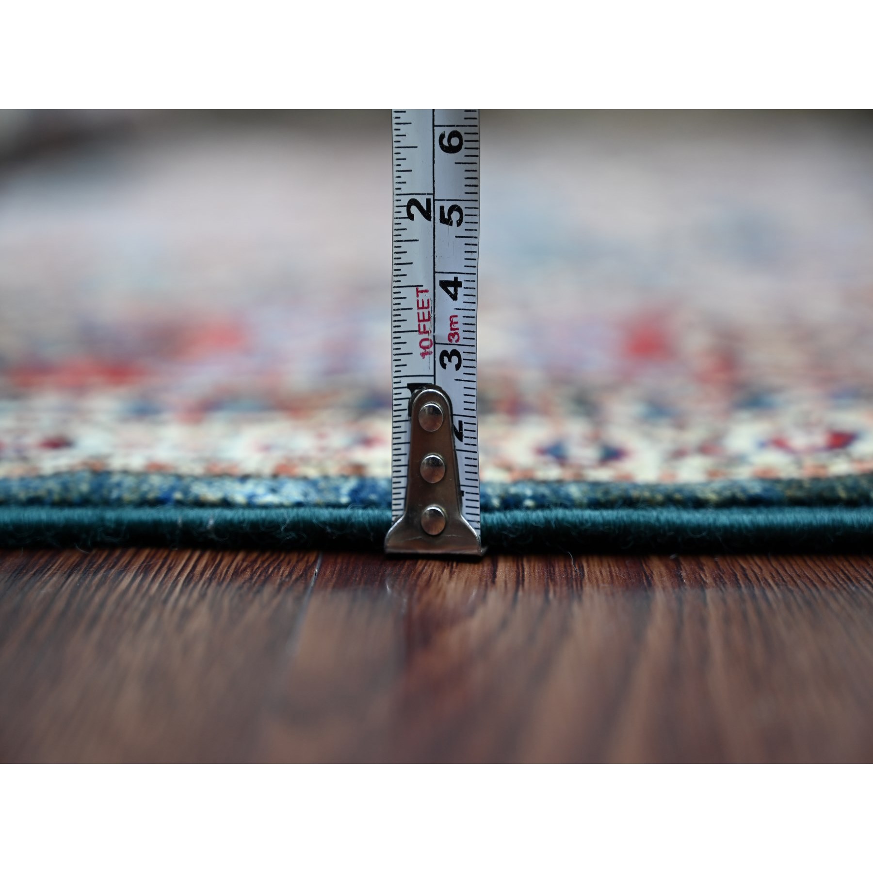 Tribal-Geometric-Hand-Knotted-Rug-106460
