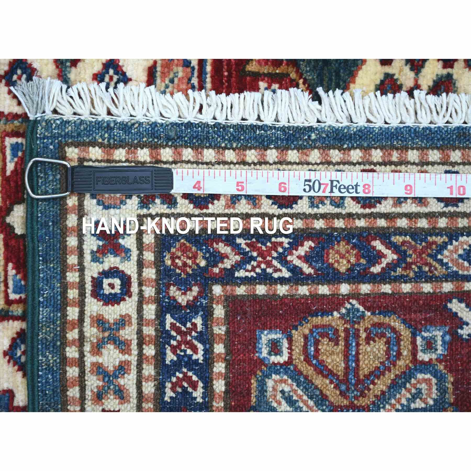 Tribal-Geometric-Hand-Knotted-Rug-106460