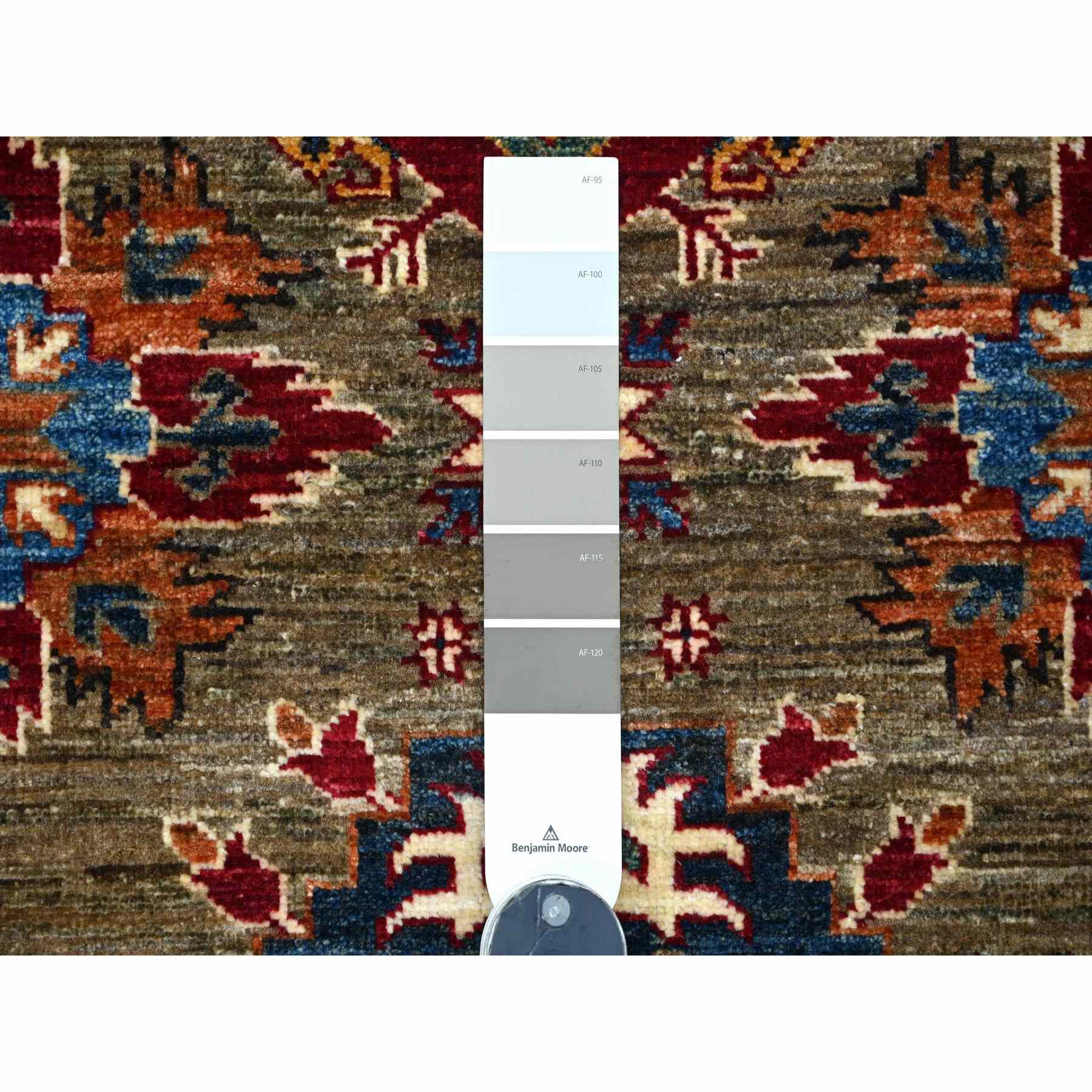 Tribal-Geometric-Hand-Knotted-Rug-106465