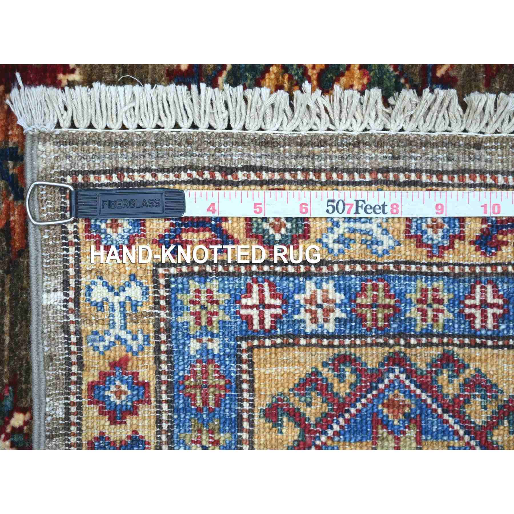 Tribal-Geometric-Hand-Knotted-Rug-106465