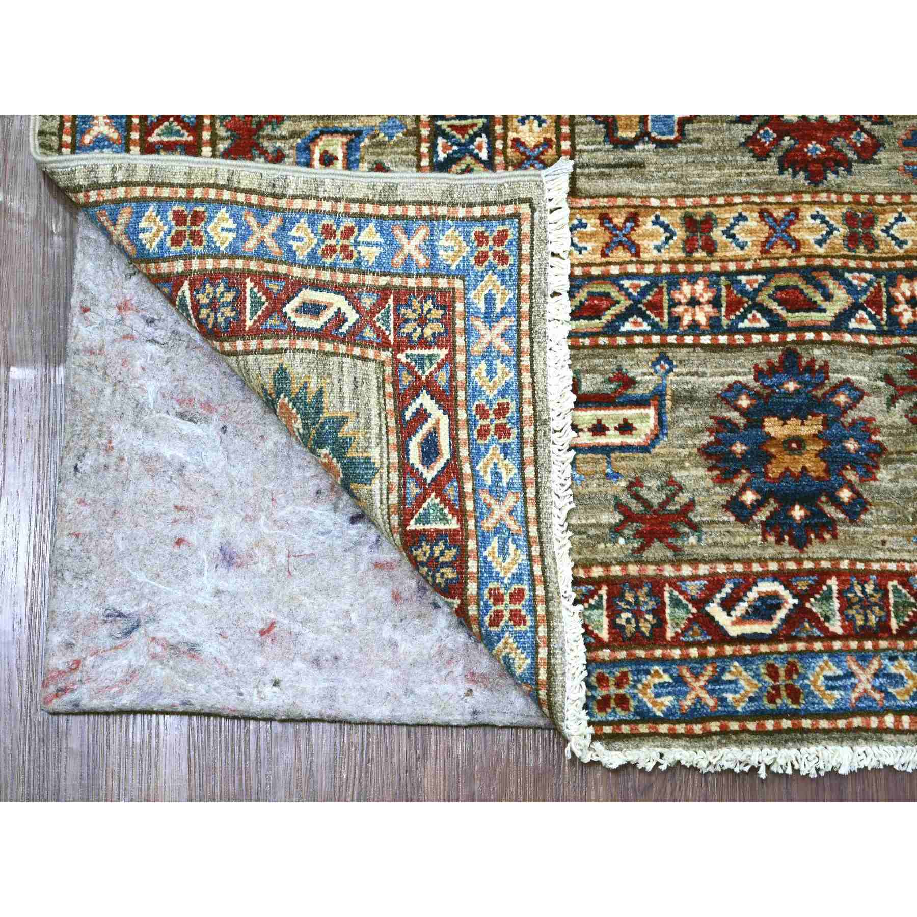 Tribal-Geometric-Hand-Knotted-Rug-106475
