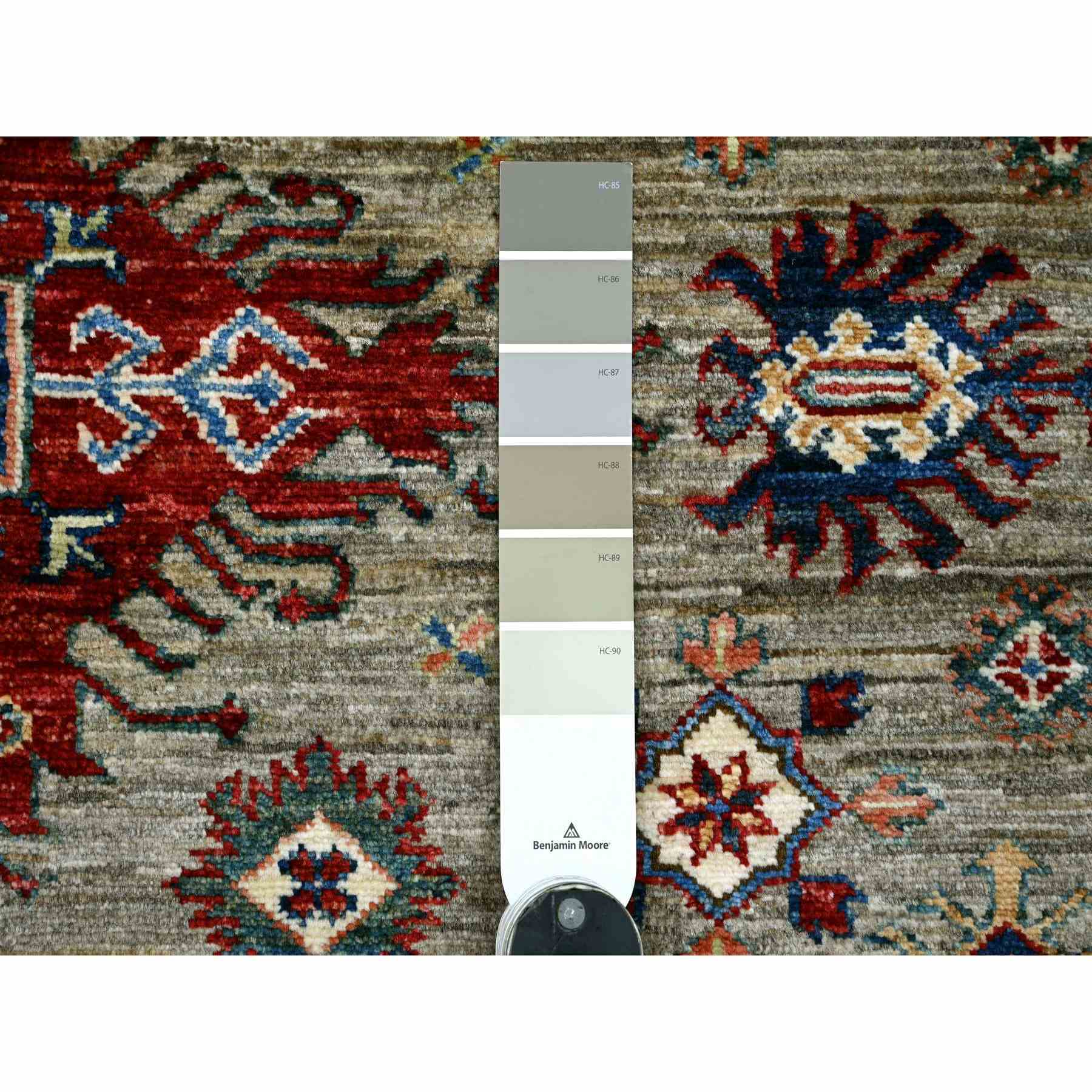 Tribal-Geometric-Hand-Knotted-Rug-106475