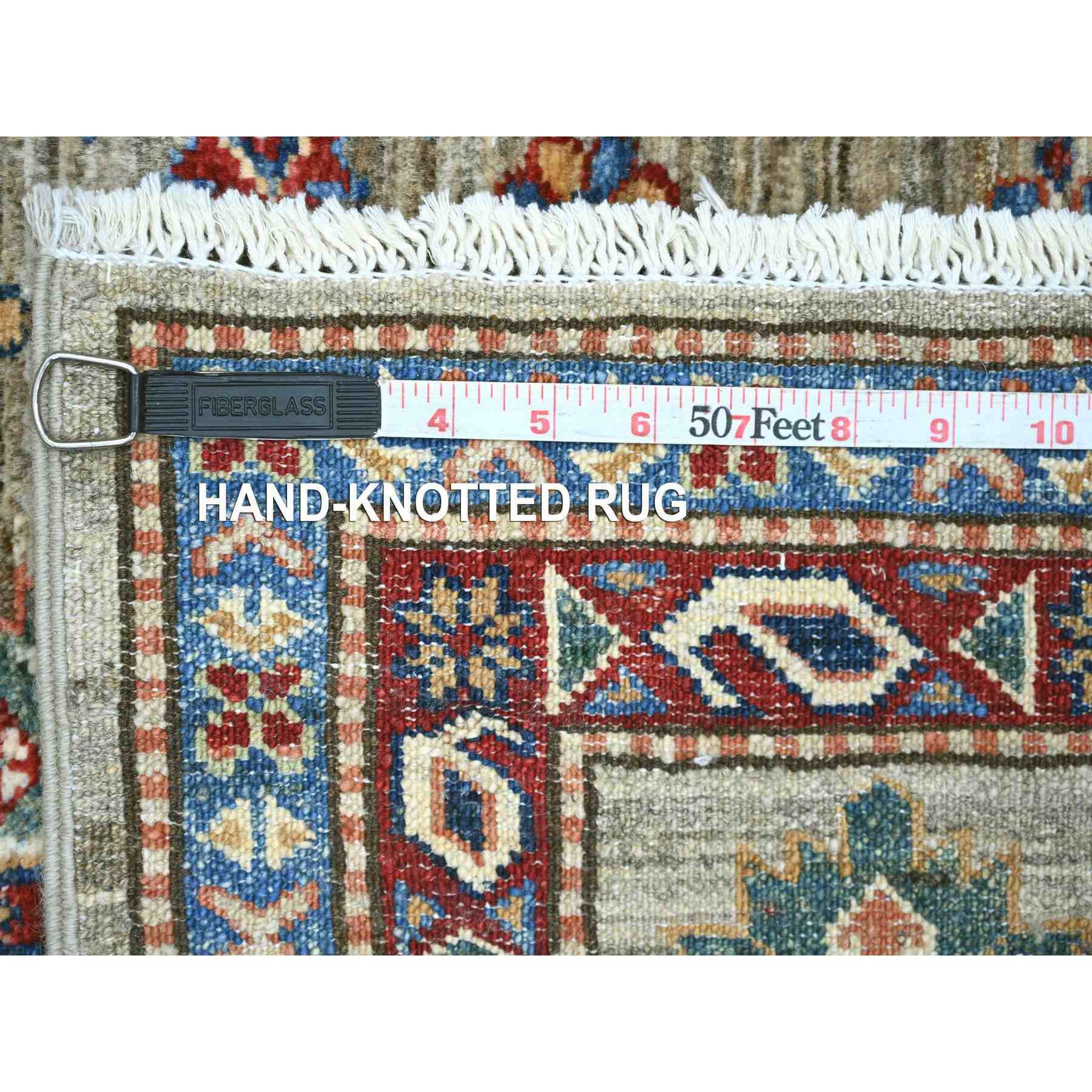 Tribal-Geometric-Hand-Knotted-Rug-106475