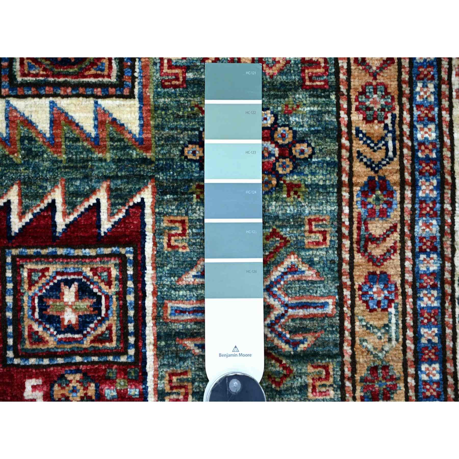 Tribal-Geometric-Hand-Knotted-Rug-106495