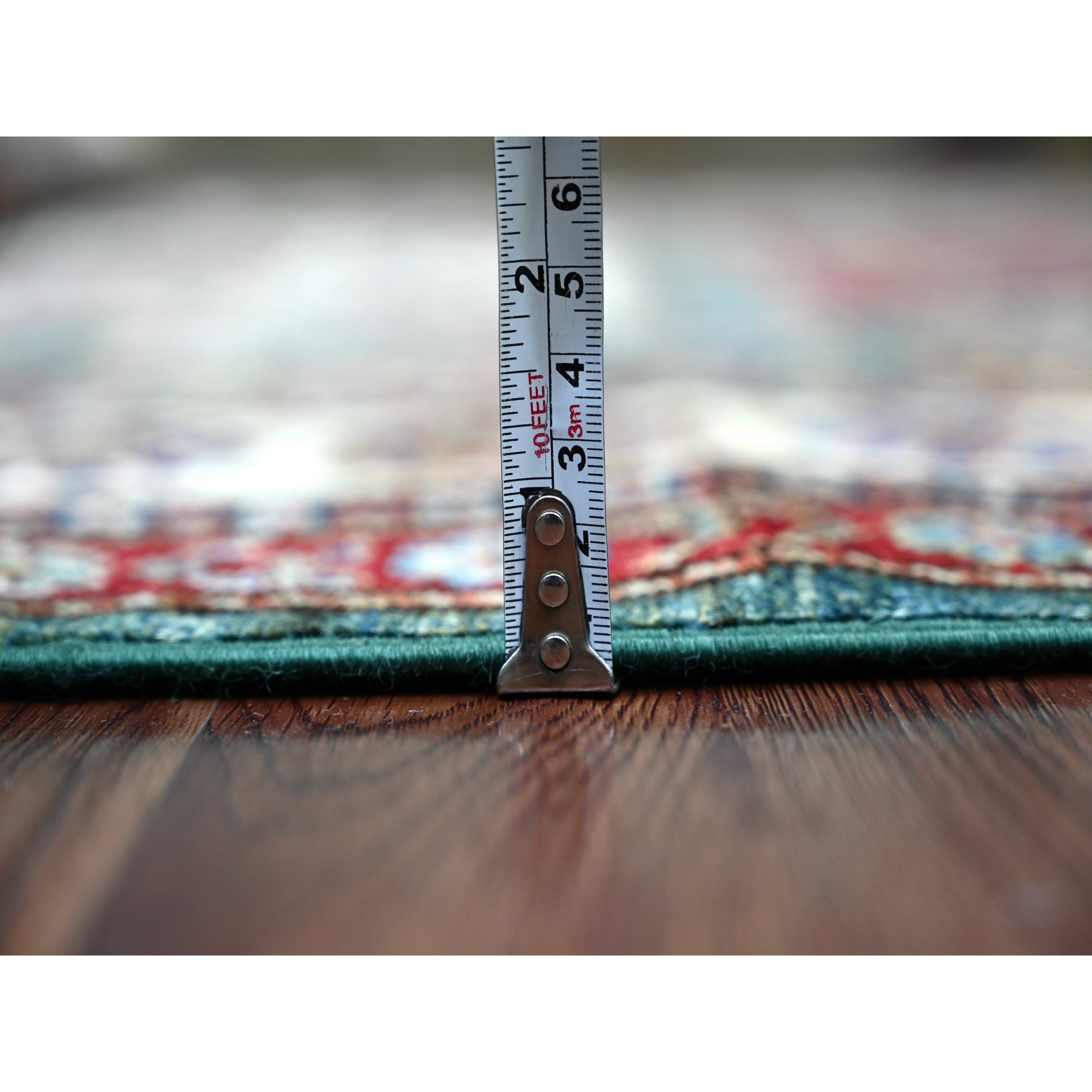 Tribal-Geometric-Hand-Knotted-Rug-106495