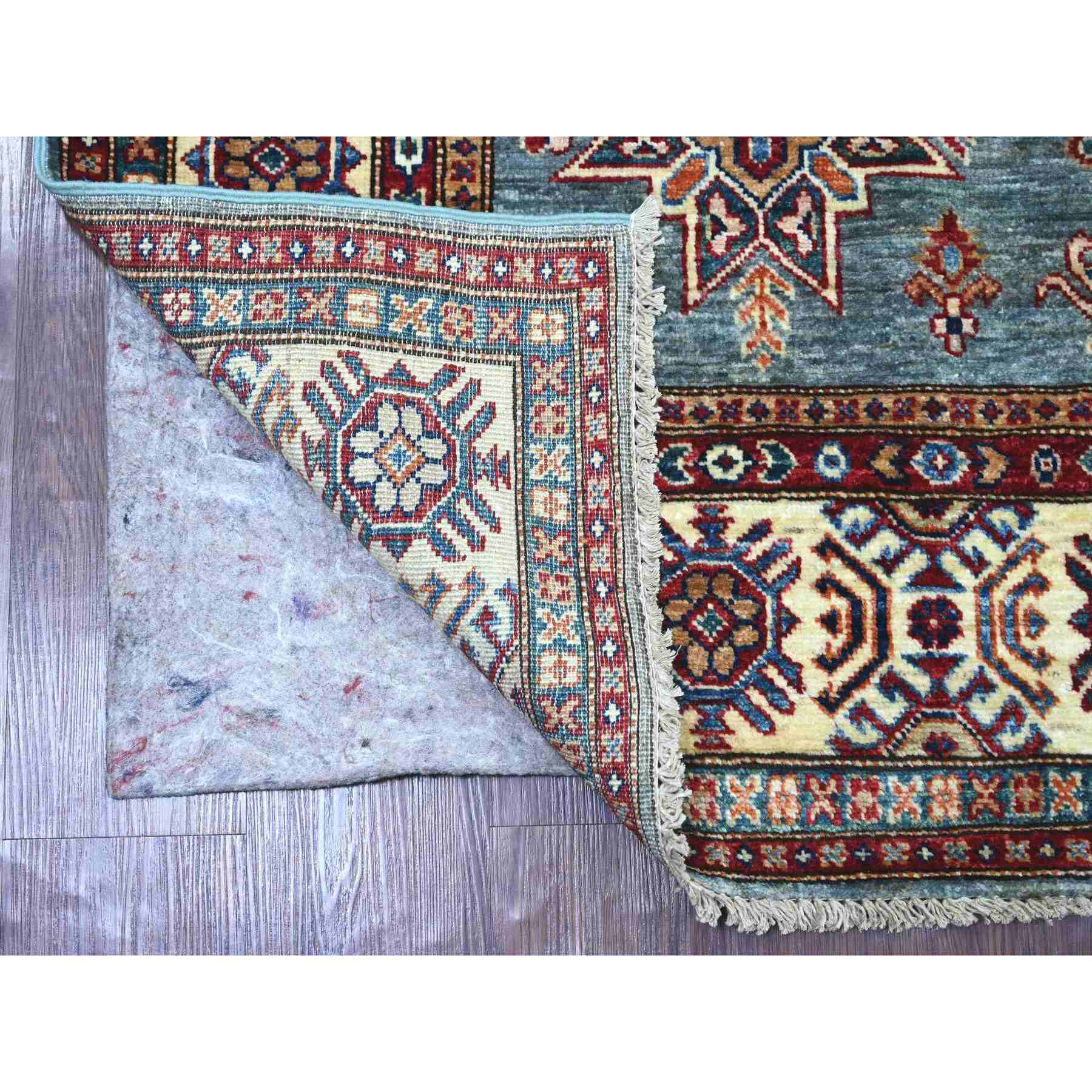 Tribal-Geometric-Hand-Knotted-Rug-106500