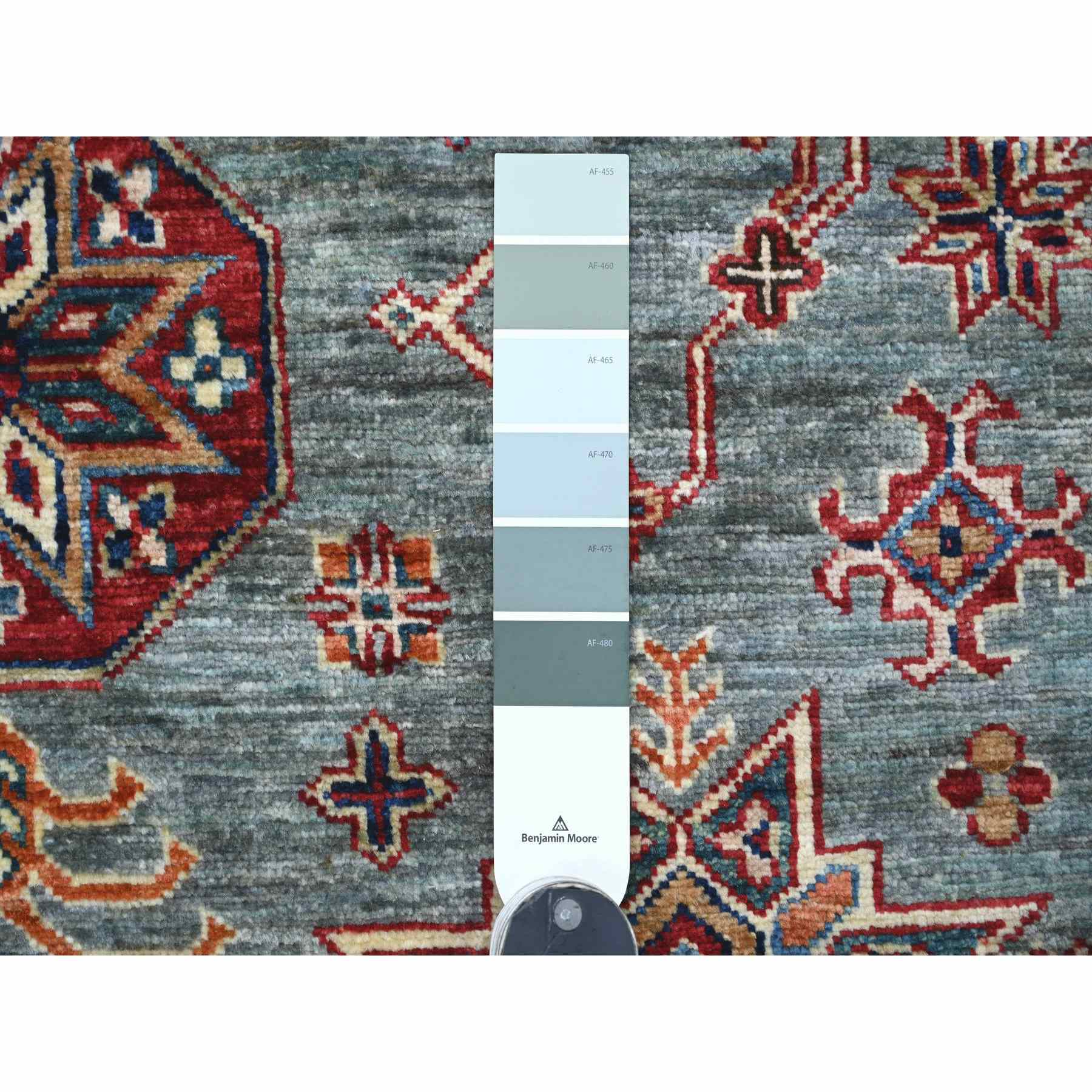 Tribal-Geometric-Hand-Knotted-Rug-106500