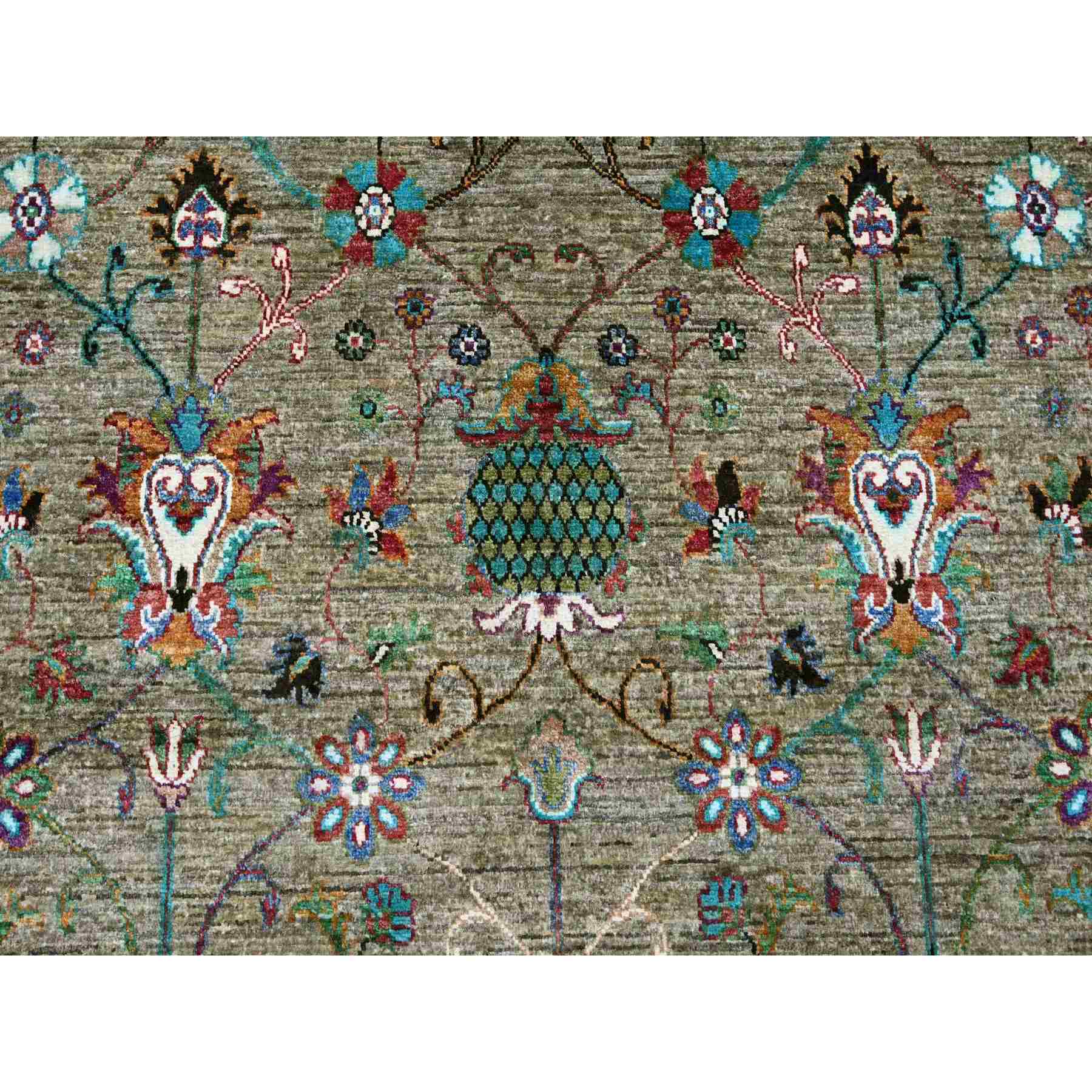 Tribal-Geometric-Hand-Knotted-Rug-106575