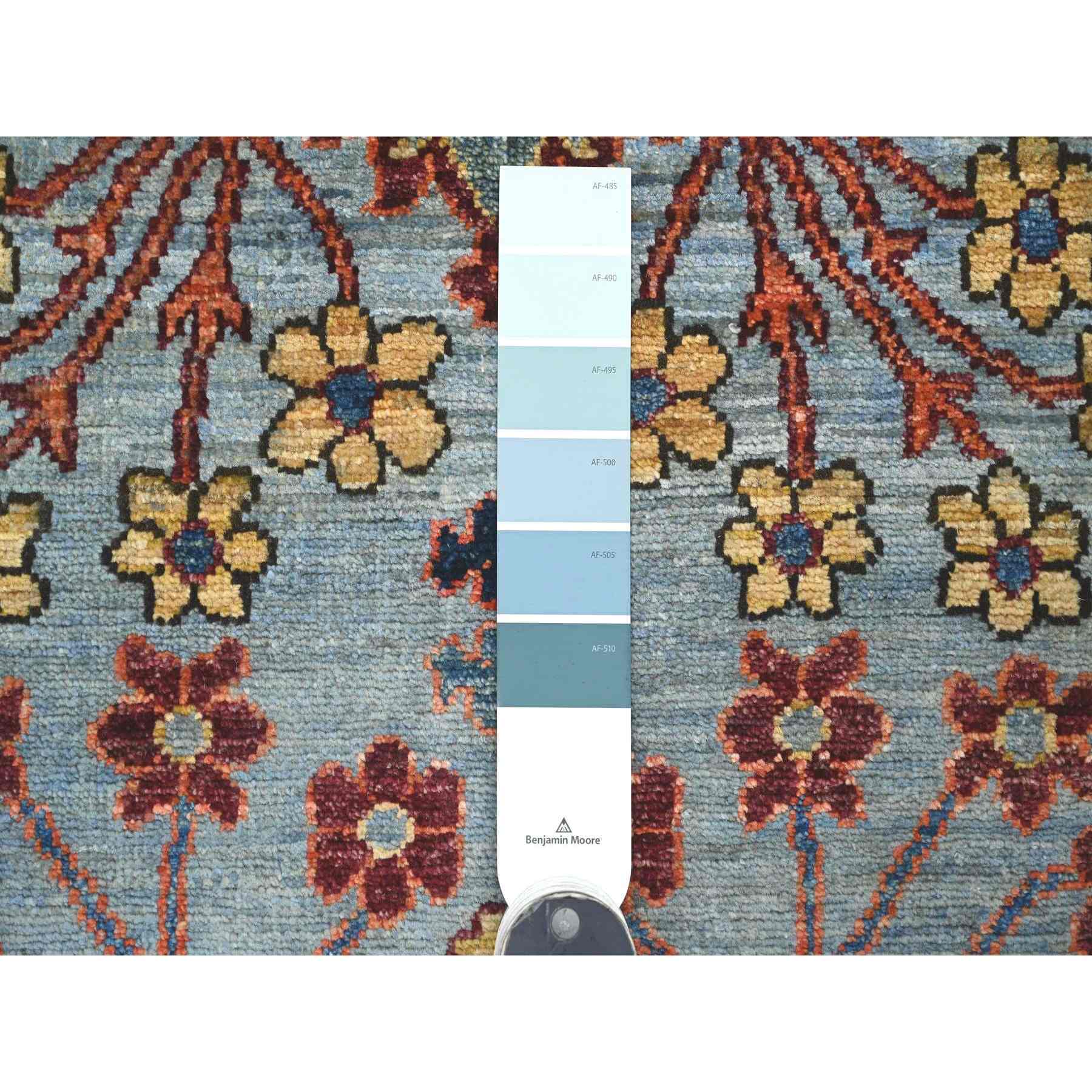 Tribal-Geometric-Hand-Knotted-Rug-106580