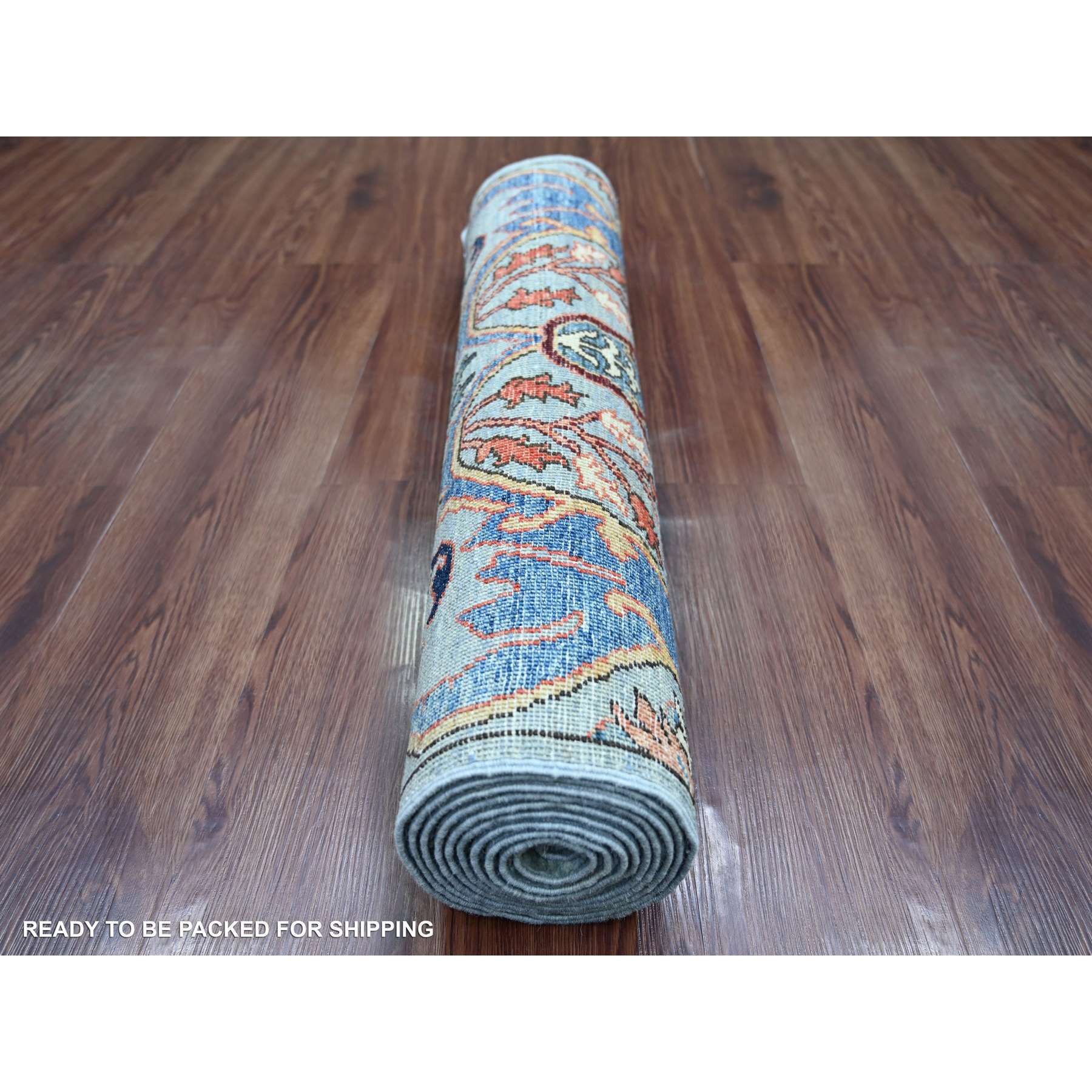 Tribal-Geometric-Hand-Knotted-Rug-106580