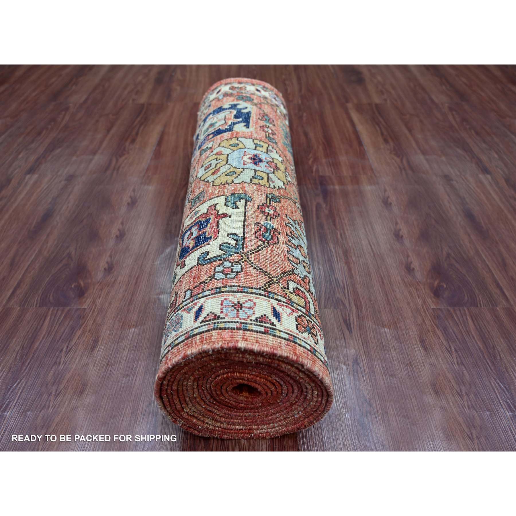 Tribal-Geometric-Hand-Knotted-Rug-106585