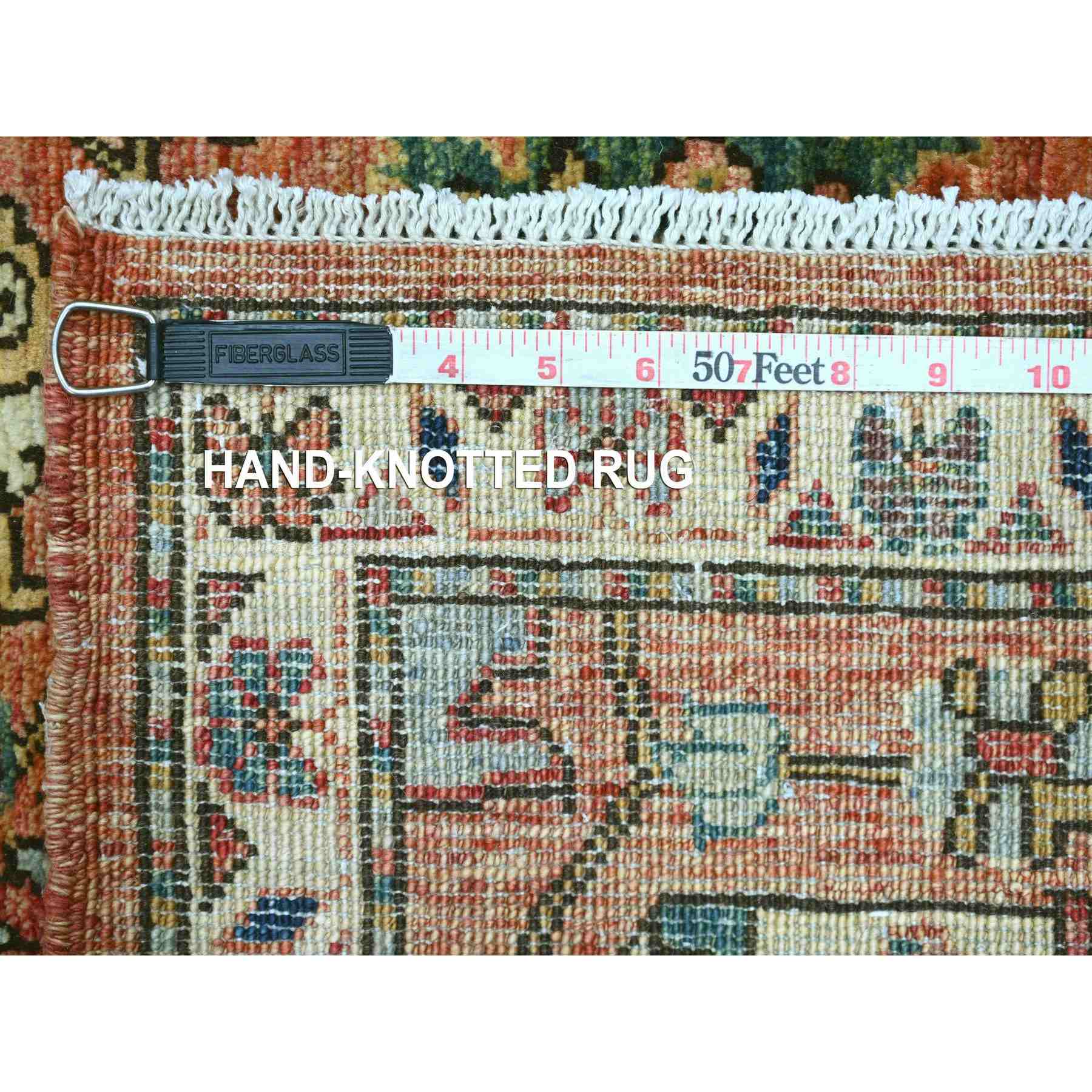 Tribal-Geometric-Hand-Knotted-Rug-106585