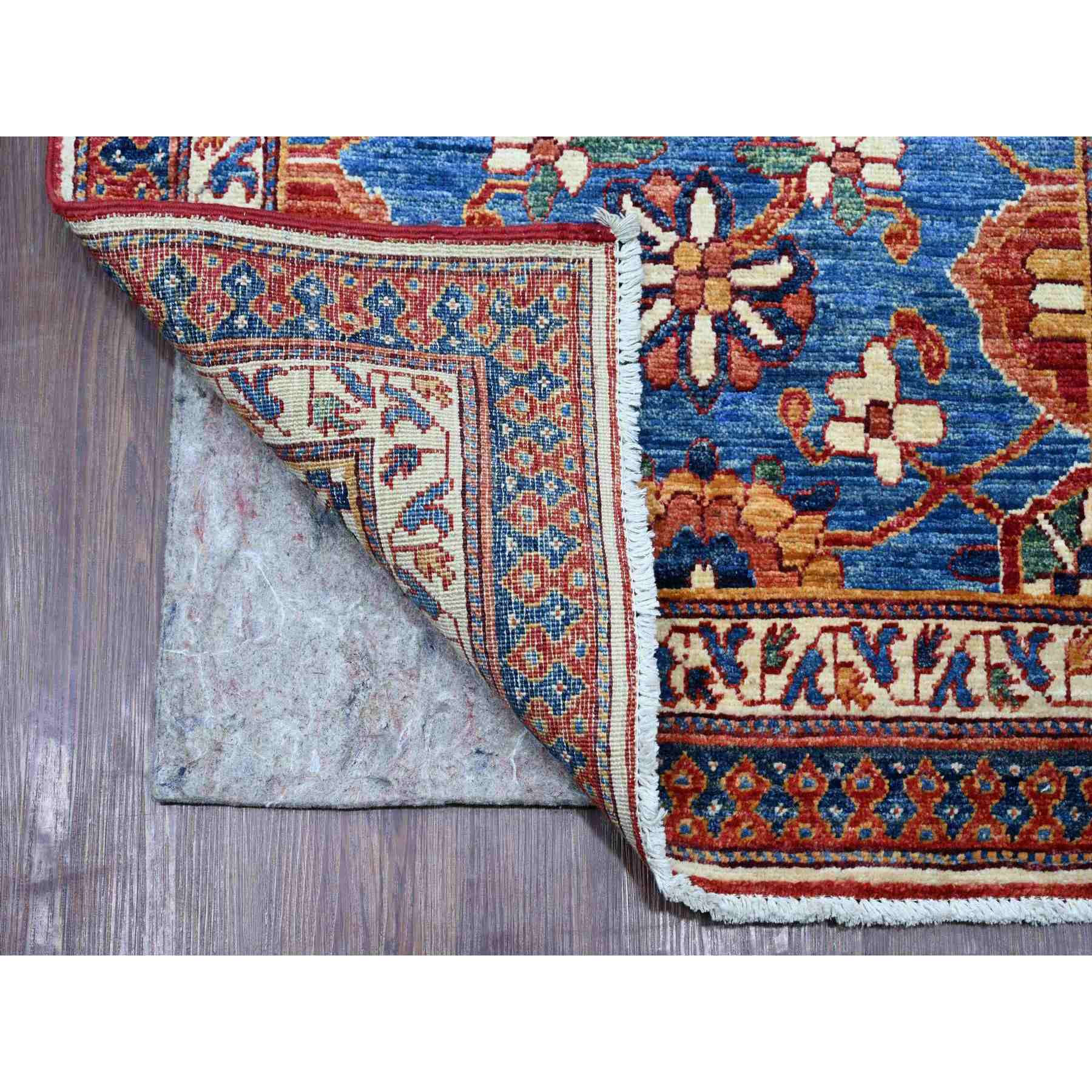 Tribal-Geometric-Hand-Knotted-Rug-106590