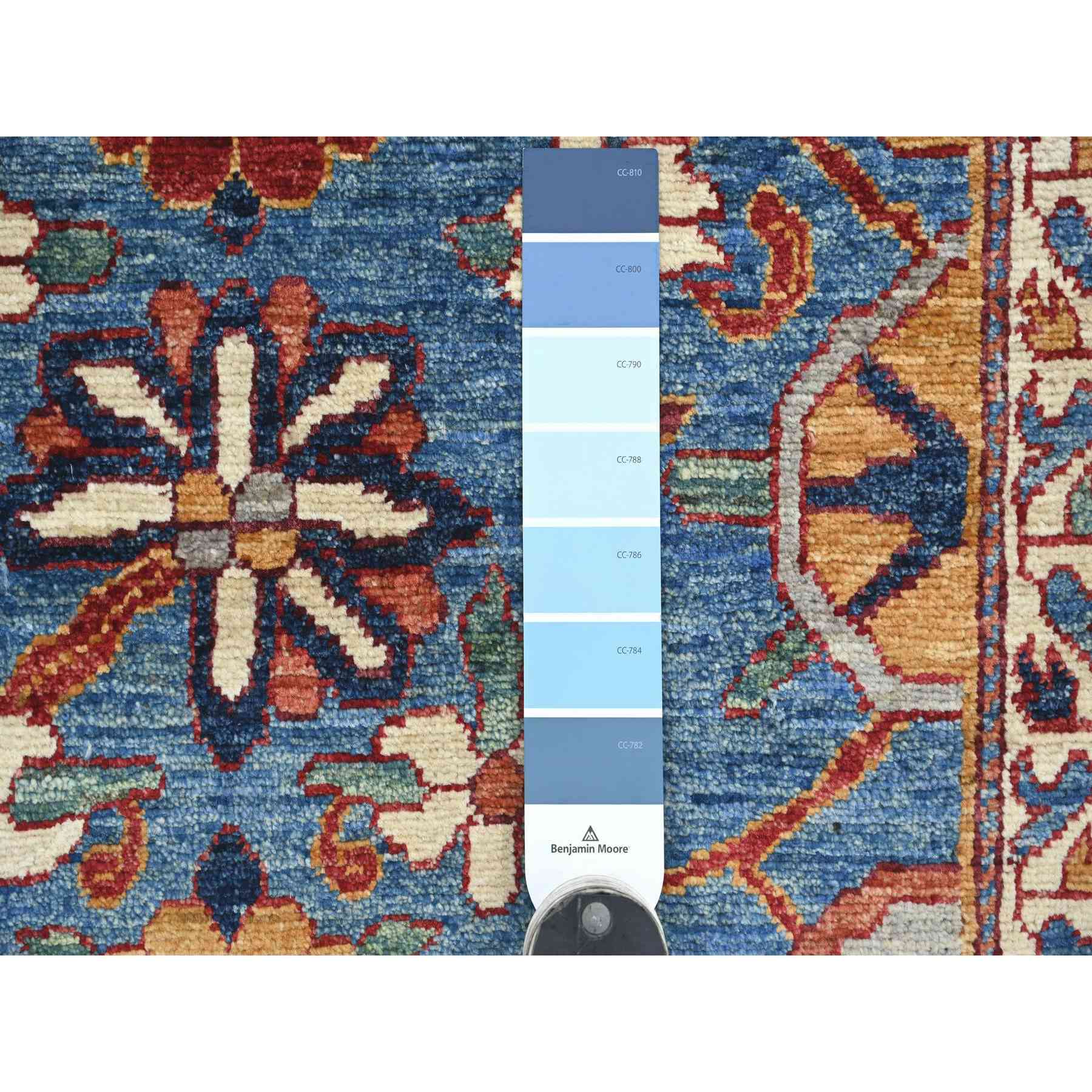Tribal-Geometric-Hand-Knotted-Rug-106590