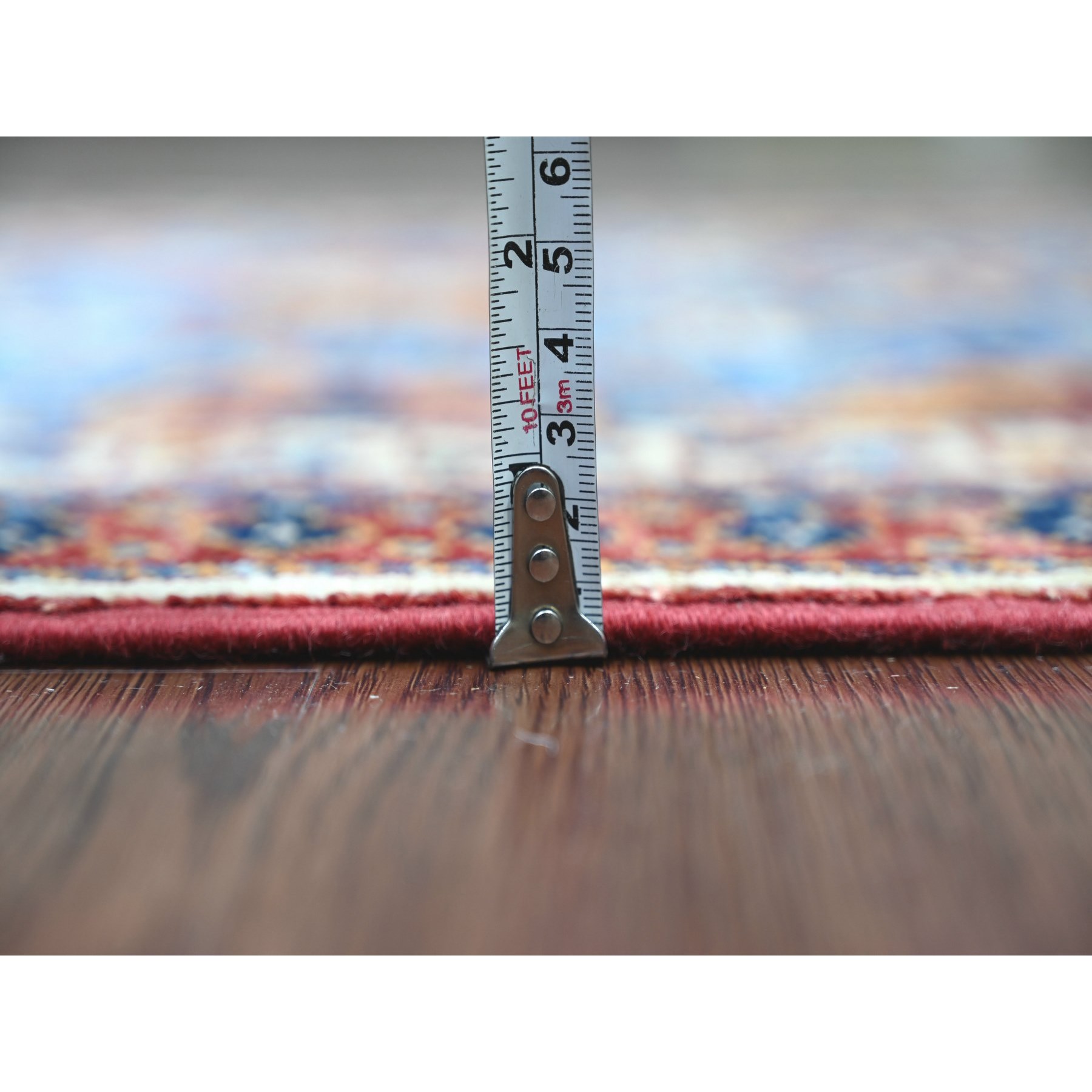 Tribal-Geometric-Hand-Knotted-Rug-106590