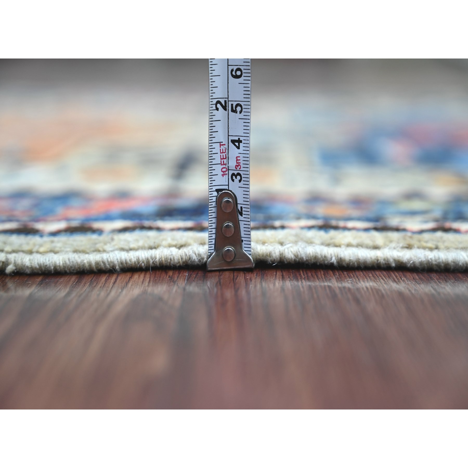 Tribal-Geometric-Hand-Knotted-Rug-106595