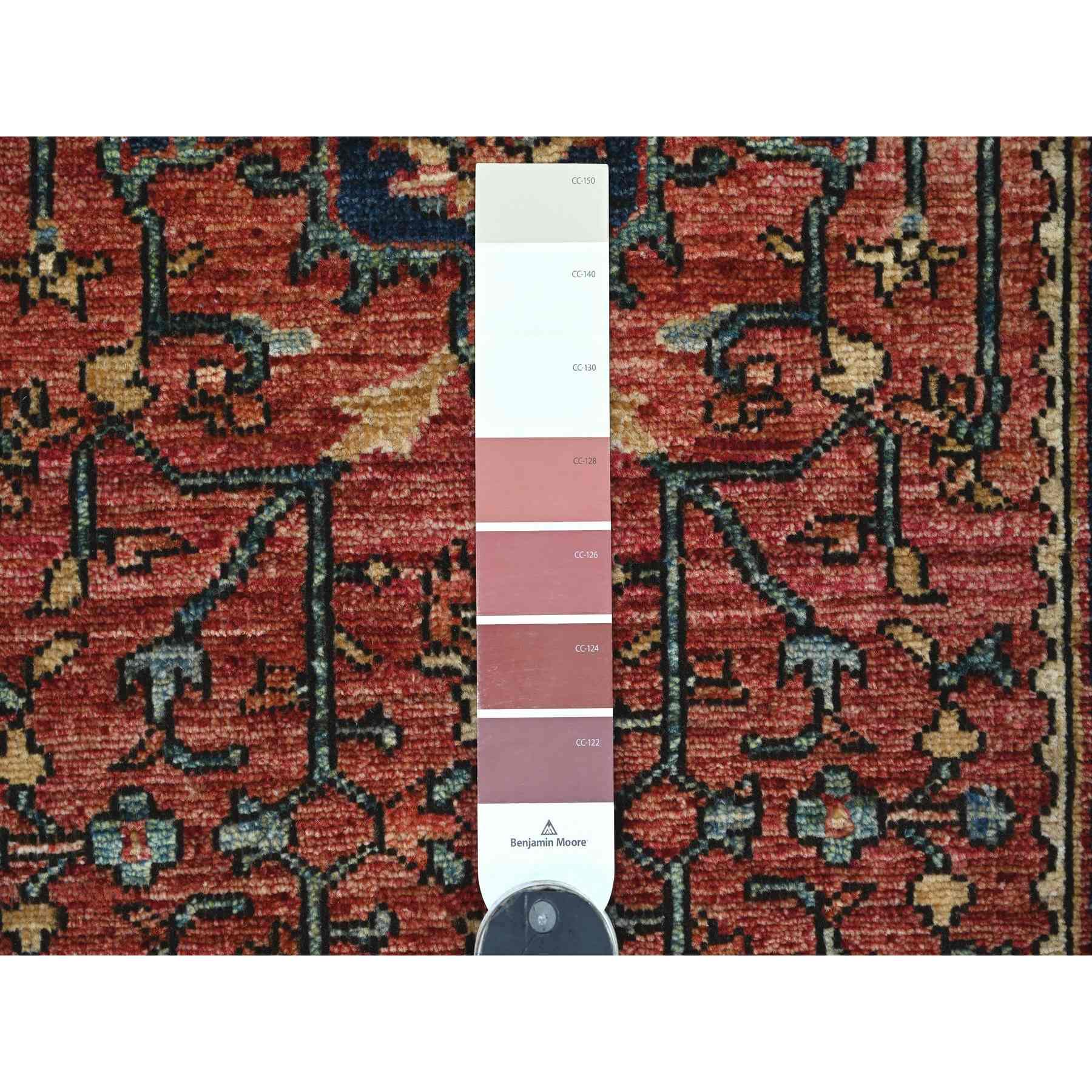 Tribal-Geometric-Hand-Knotted-Rug-106600