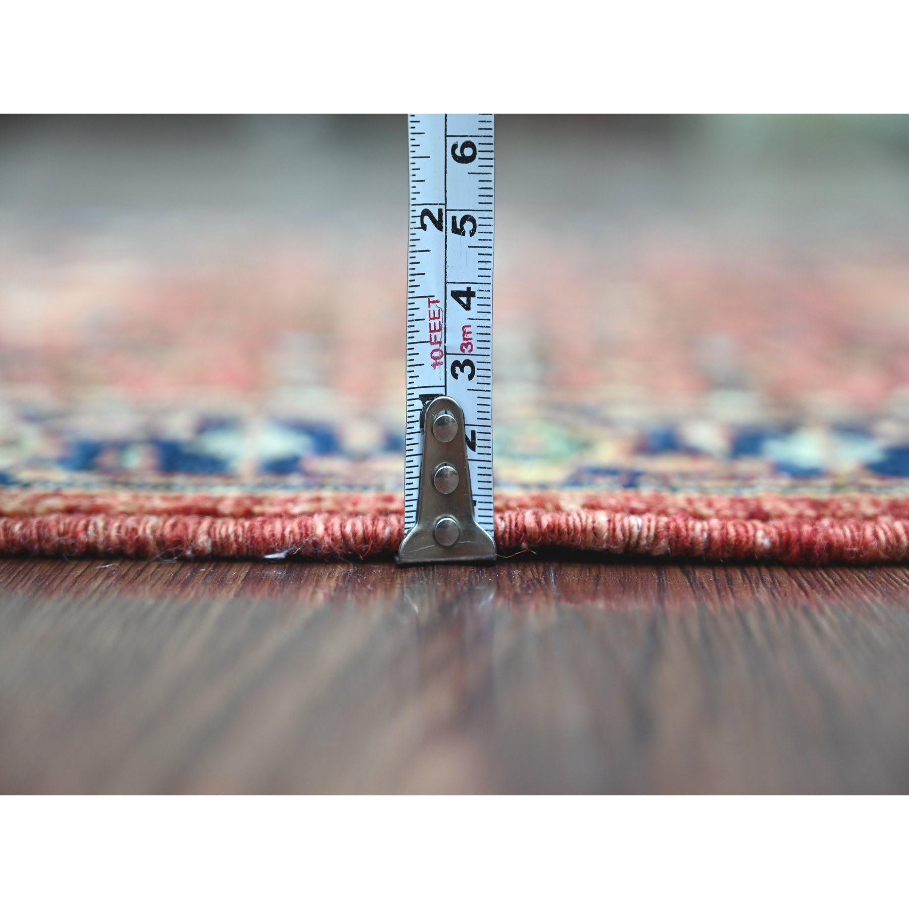 Tribal-Geometric-Hand-Knotted-Rug-106600
