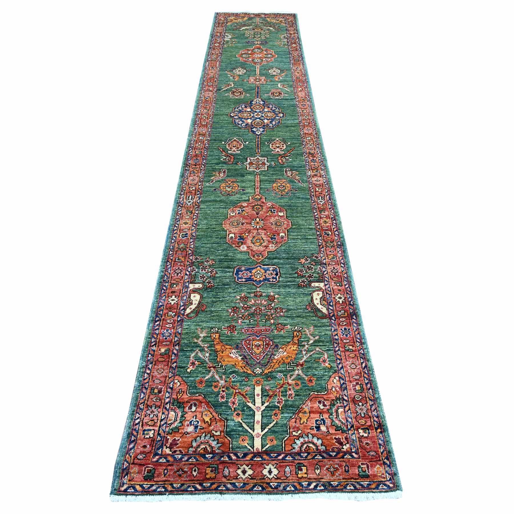 Tribal-Geometric-Hand-Knotted-Rug-106615