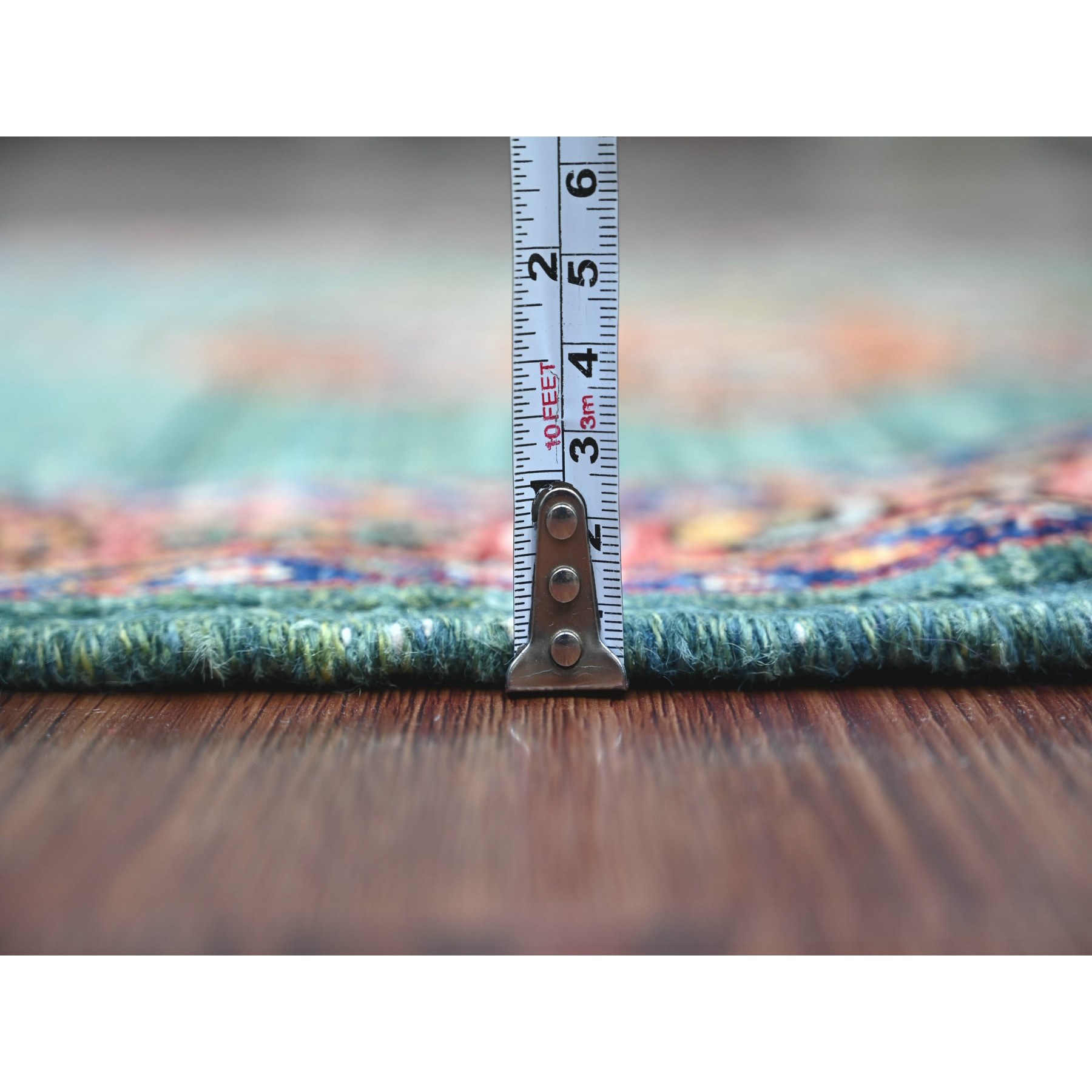 Tribal-Geometric-Hand-Knotted-Rug-106615