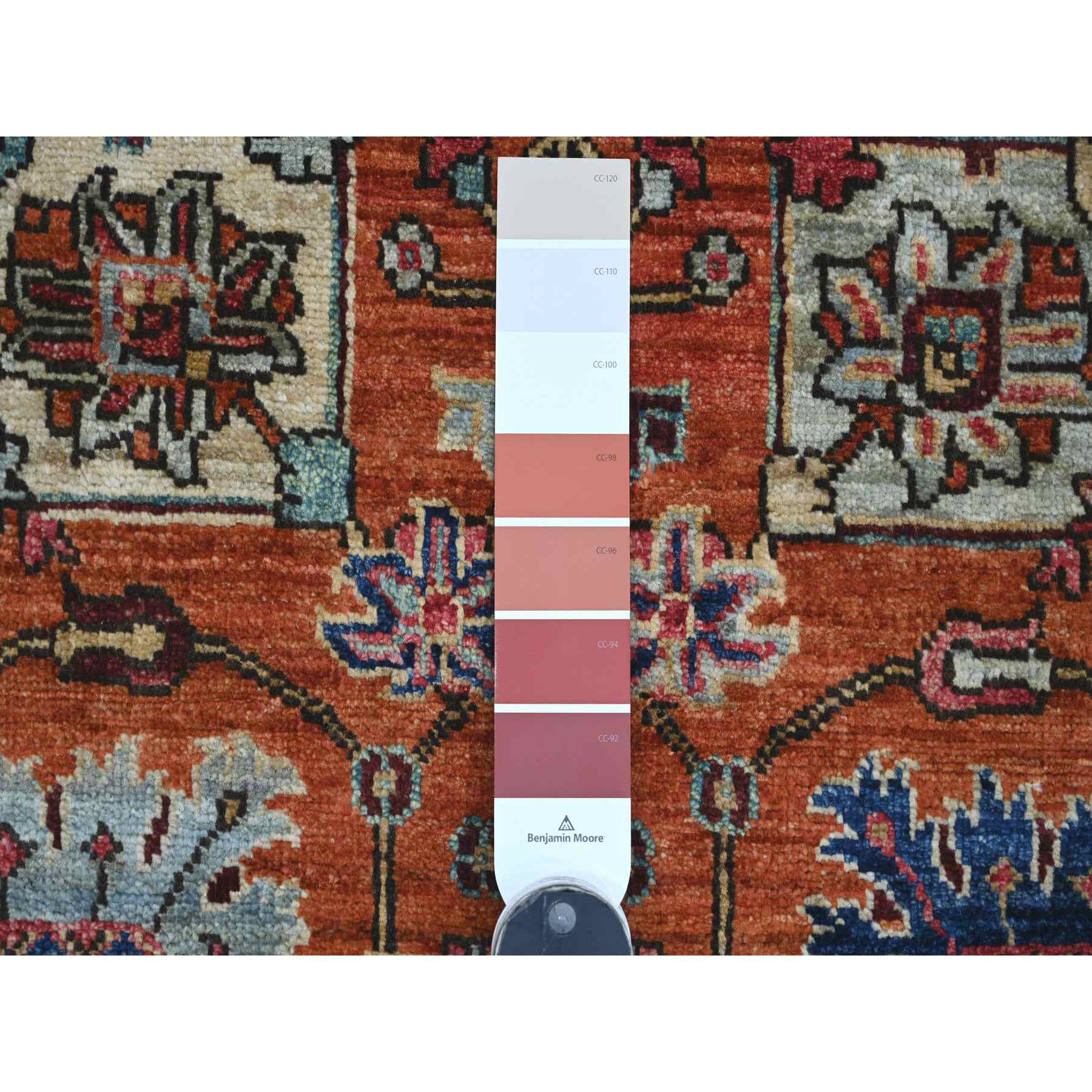Tribal-Geometric-Hand-Knotted-Rug-106625