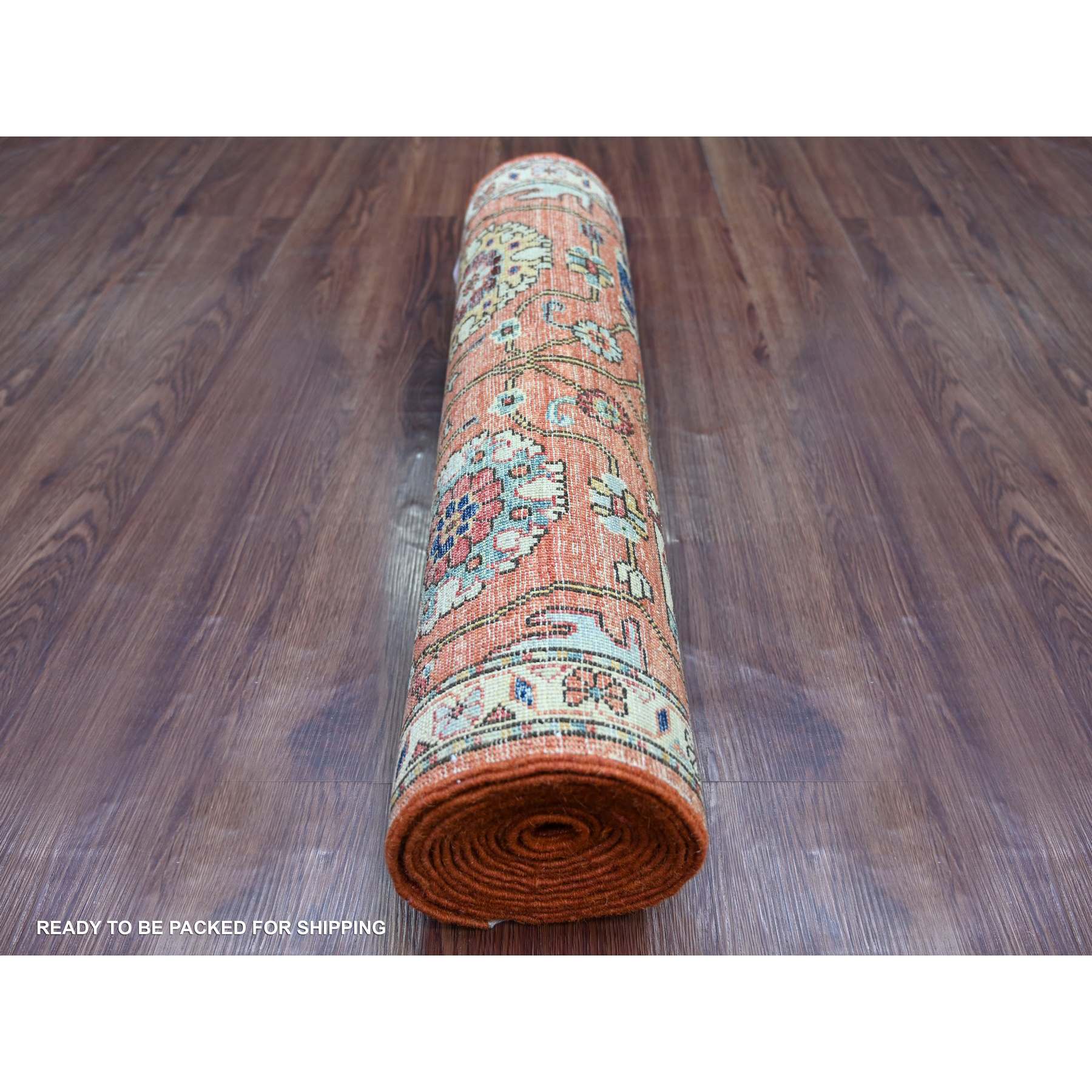 Tribal-Geometric-Hand-Knotted-Rug-106625