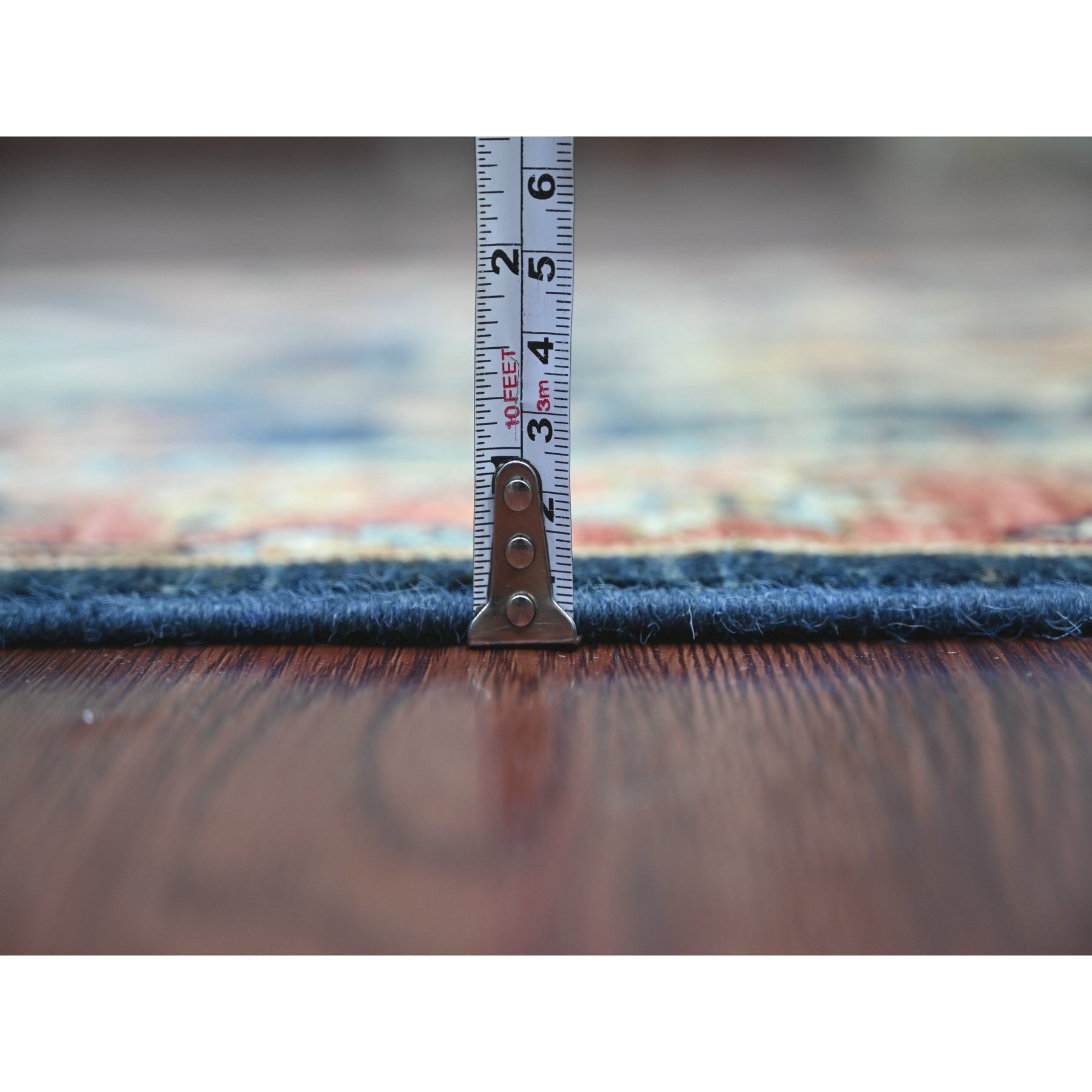 Tribal-Geometric-Hand-Knotted-Rug-106630