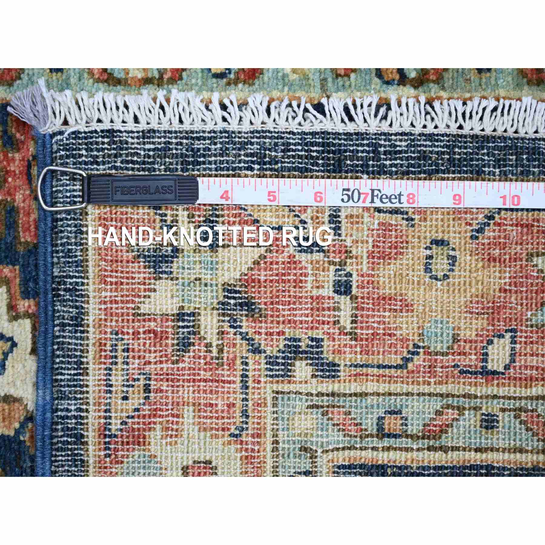 Tribal-Geometric-Hand-Knotted-Rug-106630