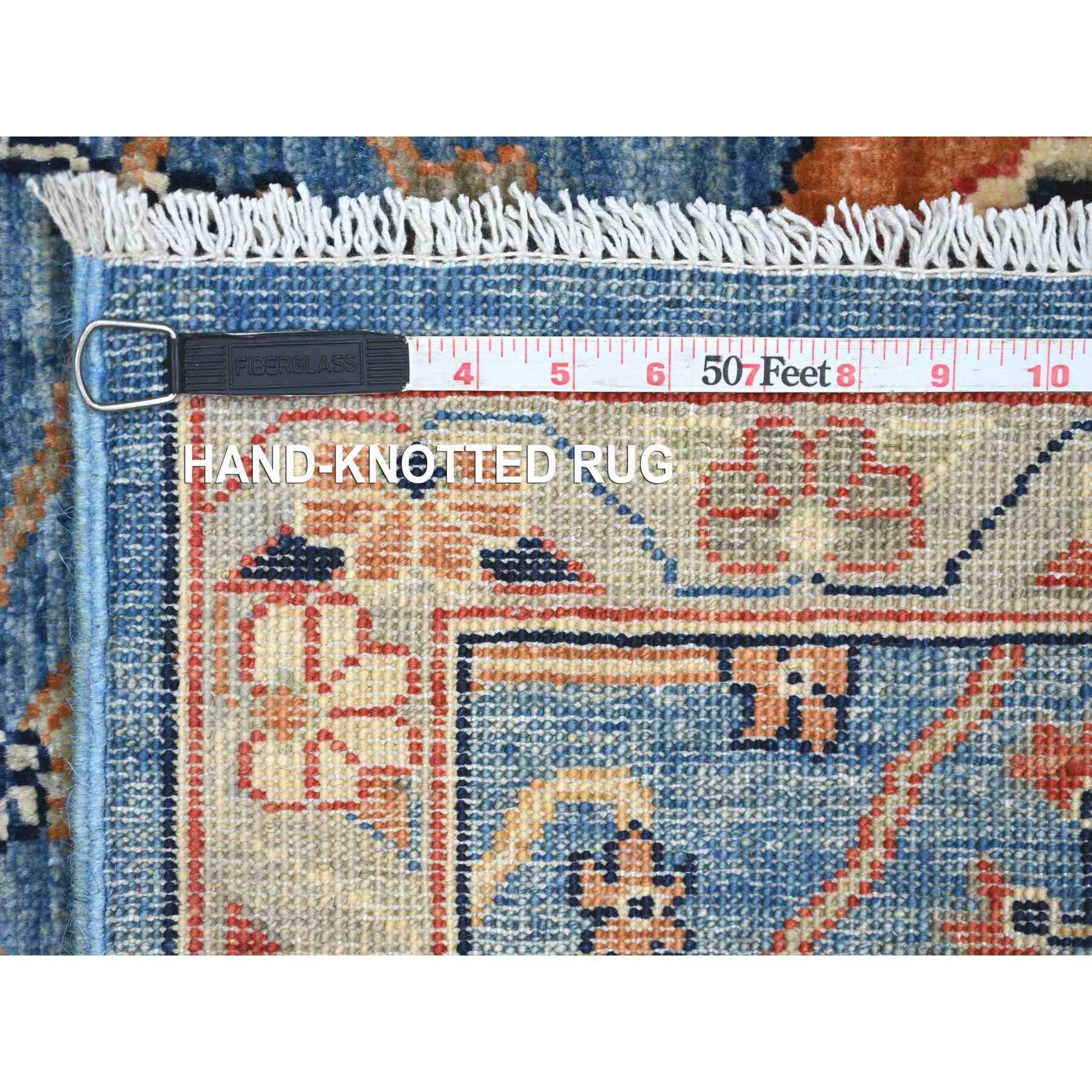 Tribal-Geometric-Hand-Knotted-Rug-106635