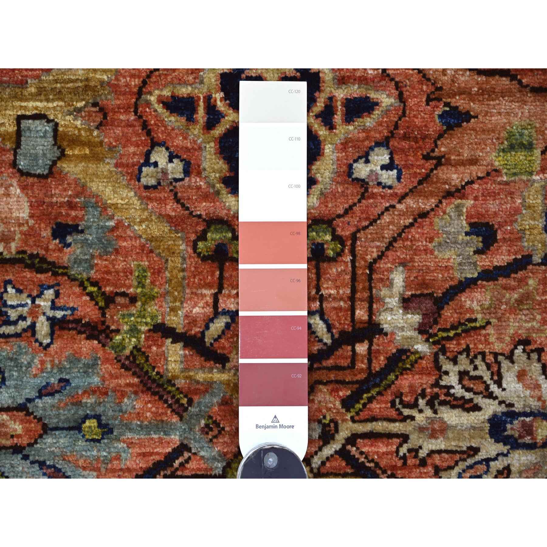 Tribal-Geometric-Hand-Knotted-Rug-106640