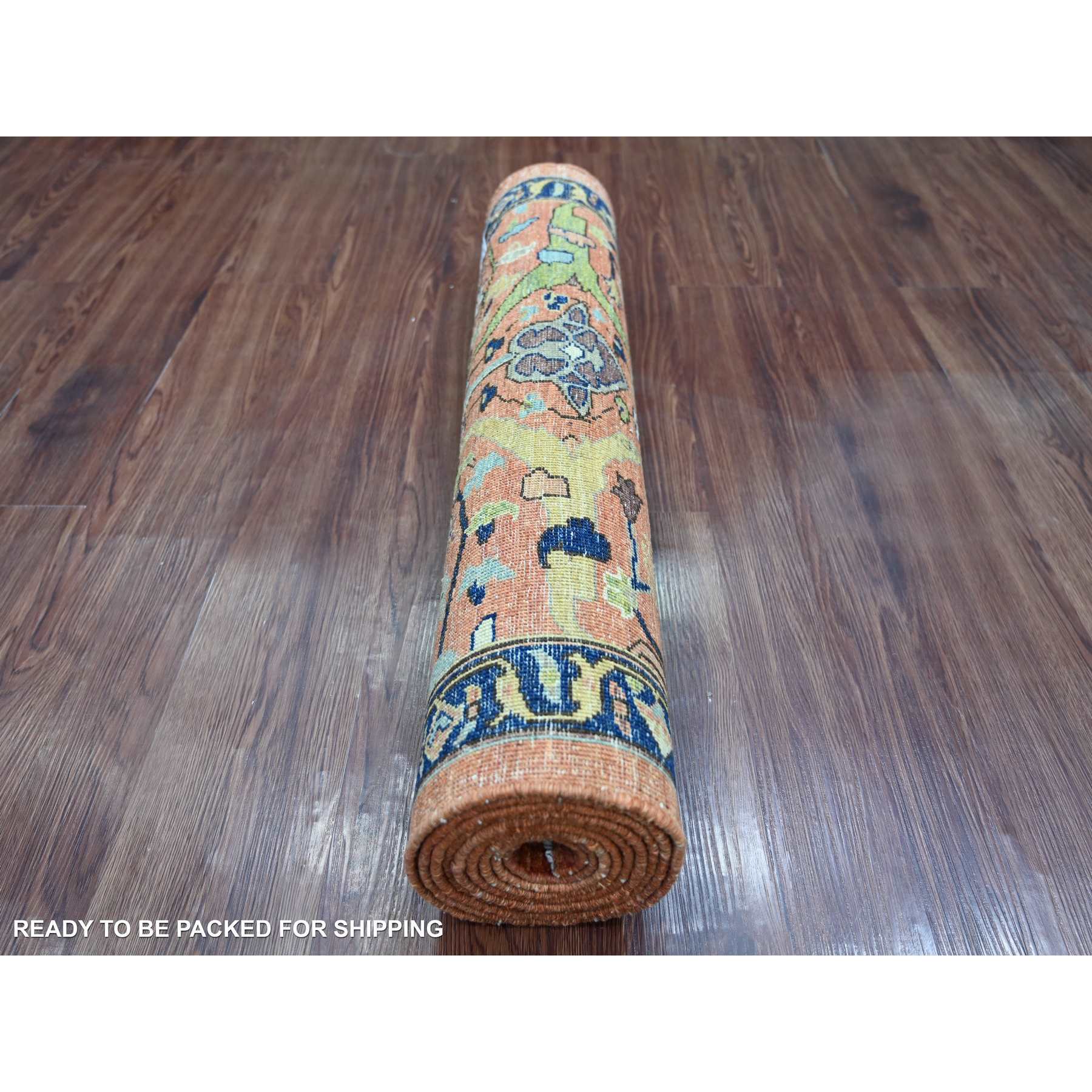 Tribal-Geometric-Hand-Knotted-Rug-106640