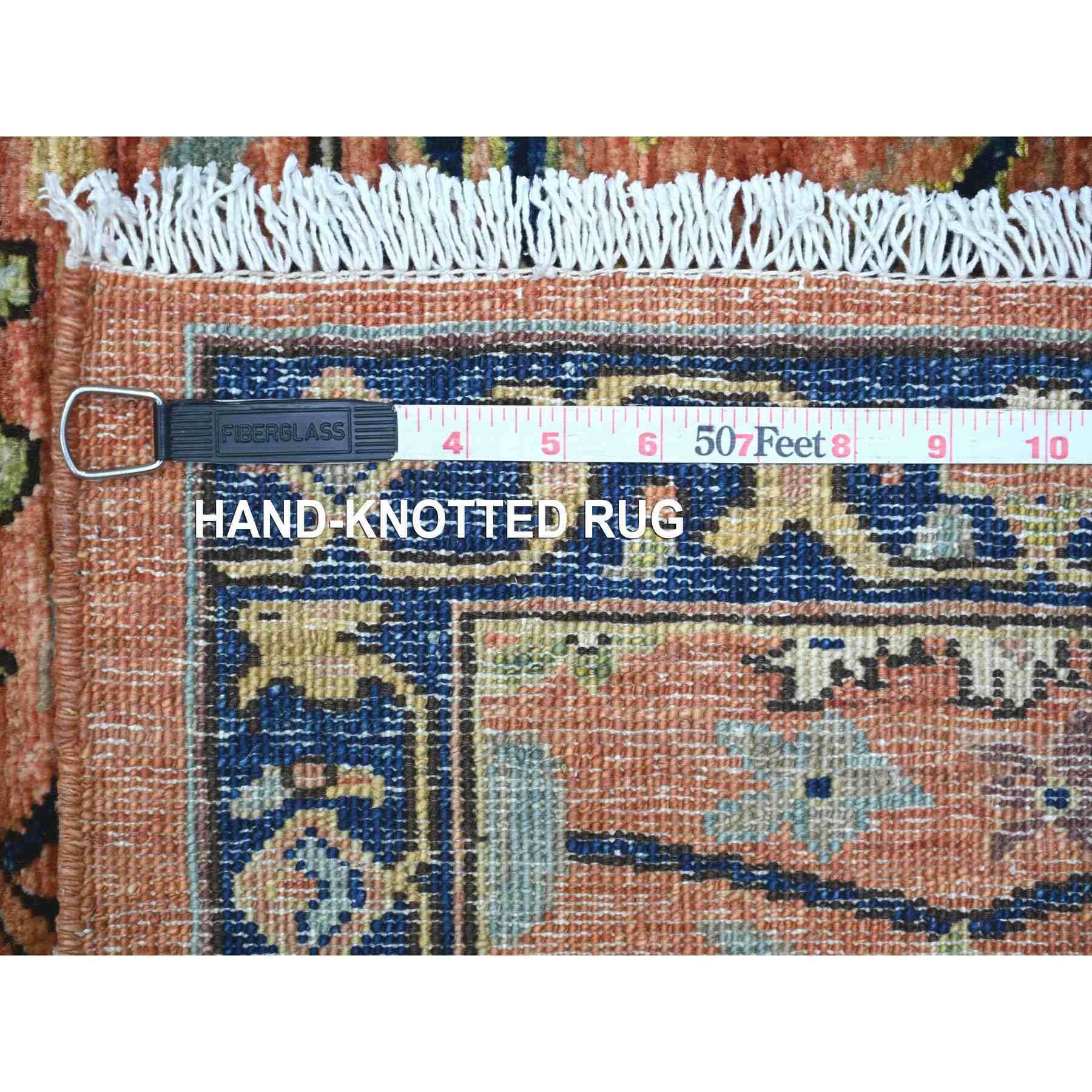 Tribal-Geometric-Hand-Knotted-Rug-106640