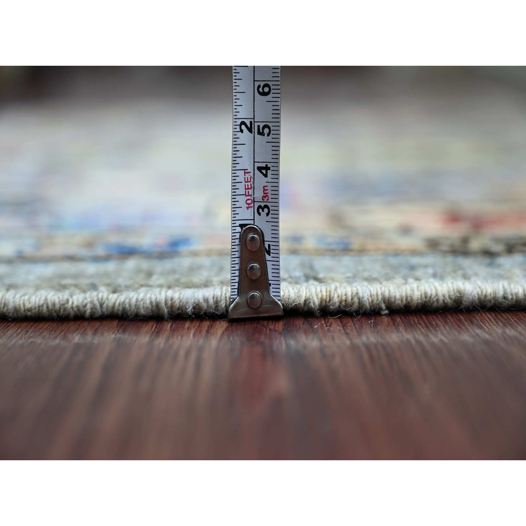 Tribal-Geometric-Hand-Knotted-Rug-106645