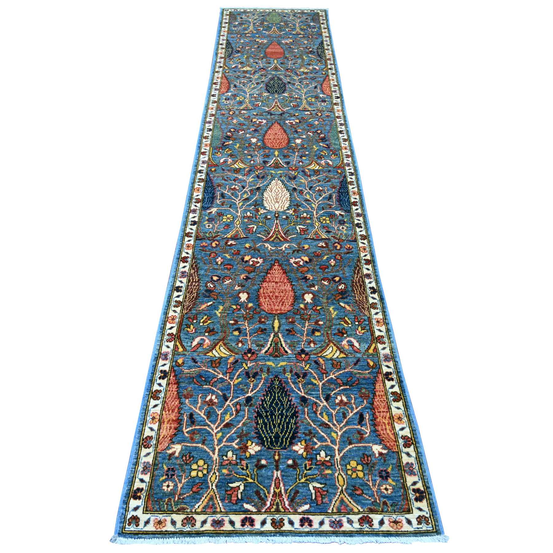 Tribal-Geometric-Hand-Knotted-Rug-106650