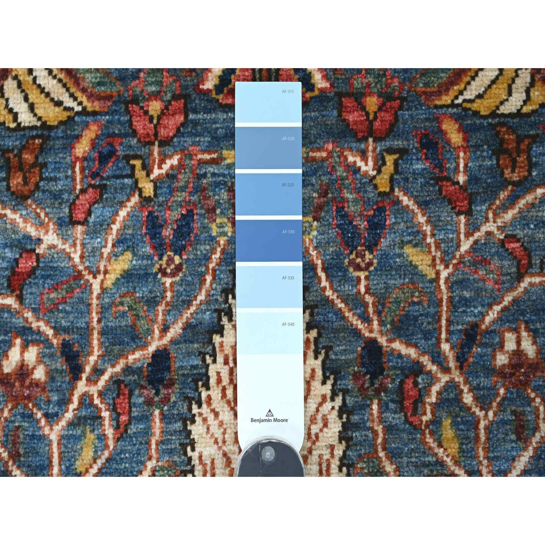 Tribal-Geometric-Hand-Knotted-Rug-106650