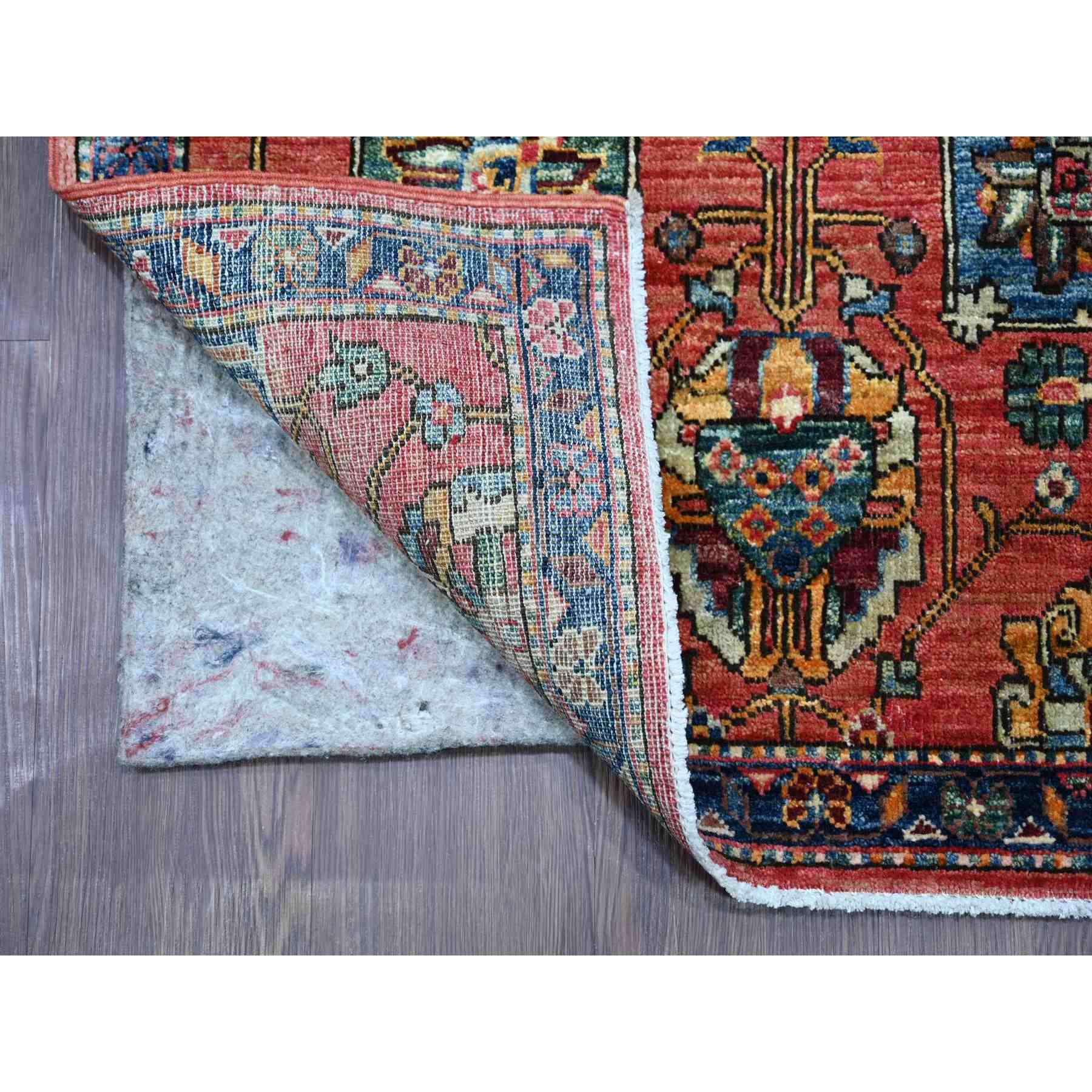 Tribal-Geometric-Hand-Knotted-Rug-106655