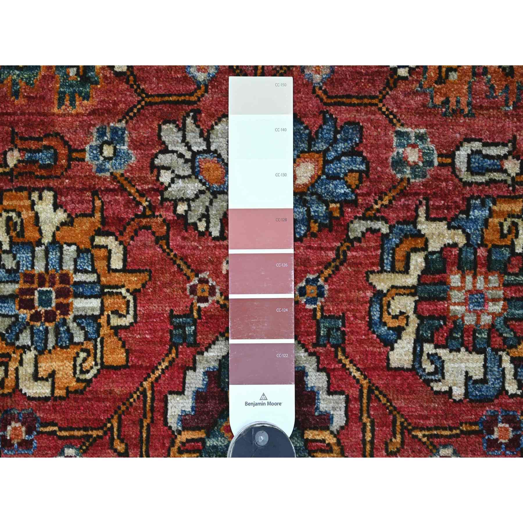 Tribal-Geometric-Hand-Knotted-Rug-106655