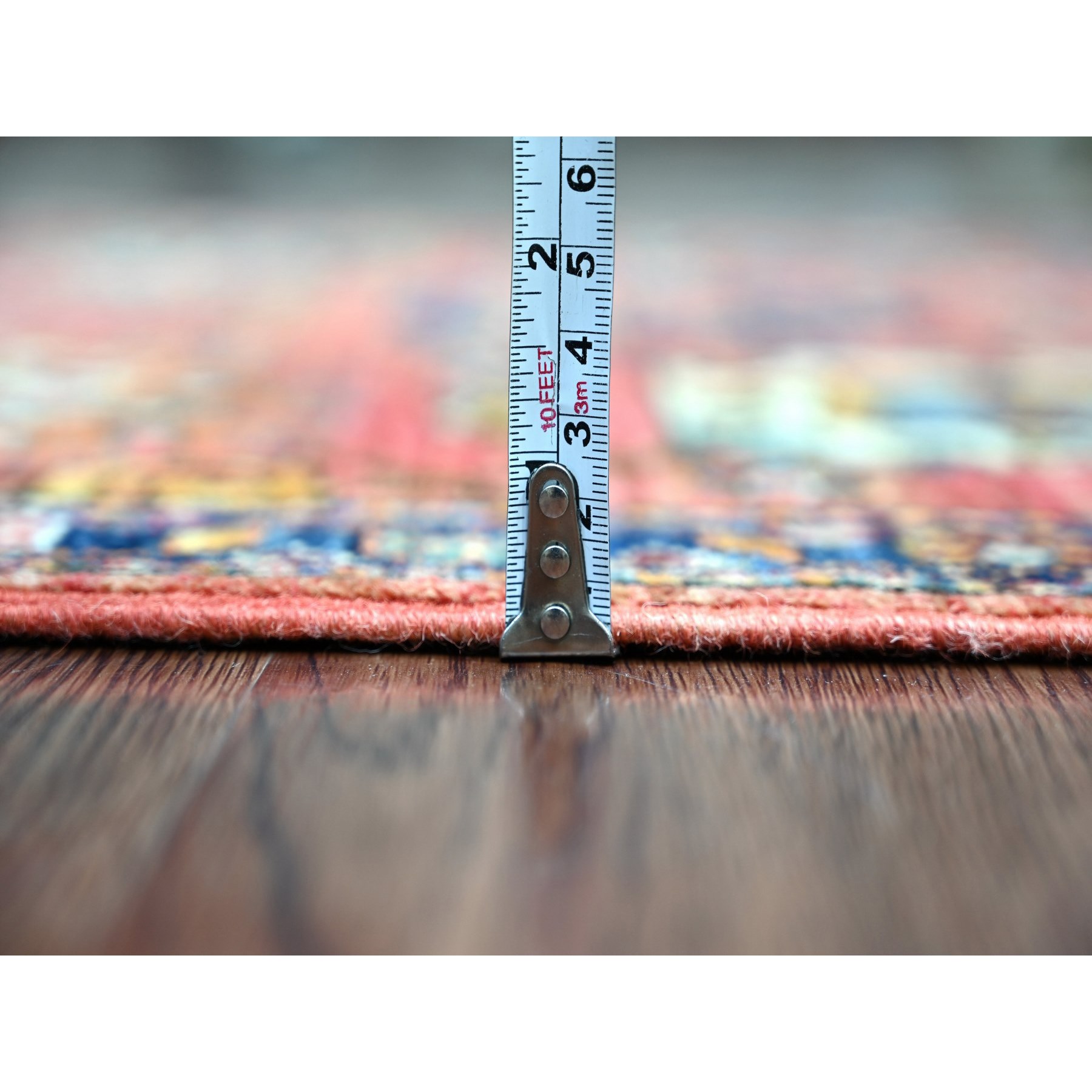 Tribal-Geometric-Hand-Knotted-Rug-106655