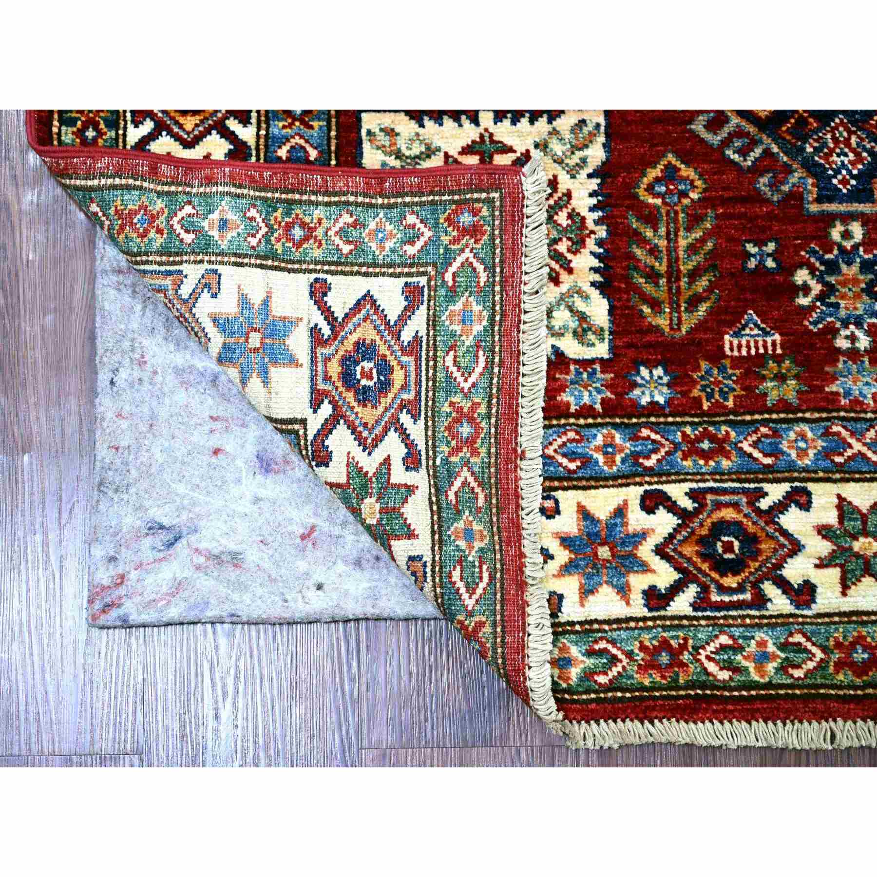 Tribal-Geometric-Hand-Knotted-Rug-106725