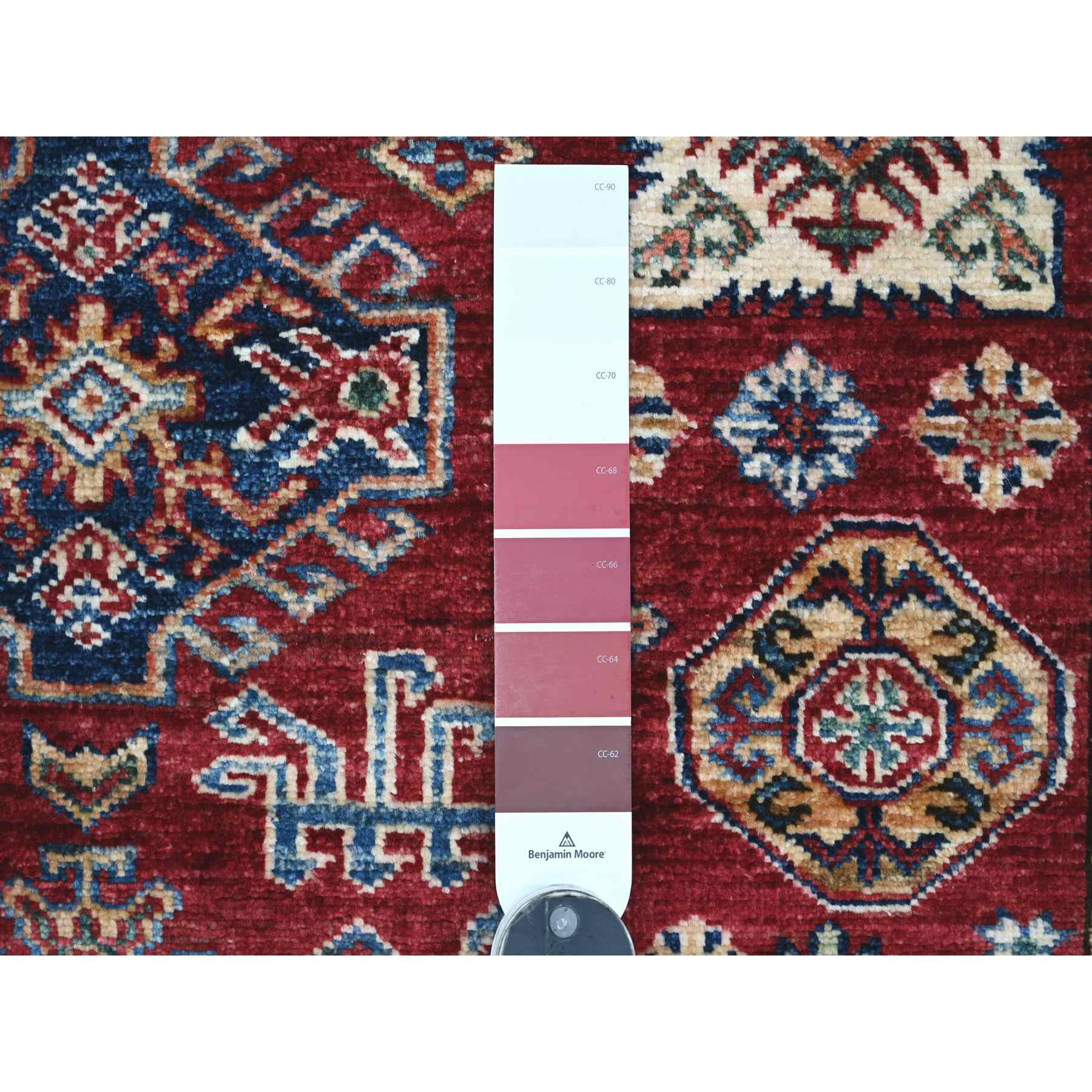 Tribal-Geometric-Hand-Knotted-Rug-106725