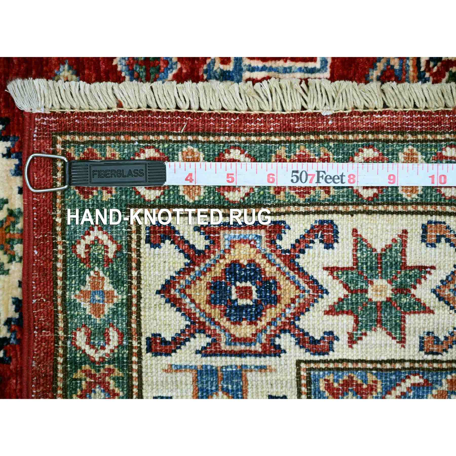 Tribal-Geometric-Hand-Knotted-Rug-106725