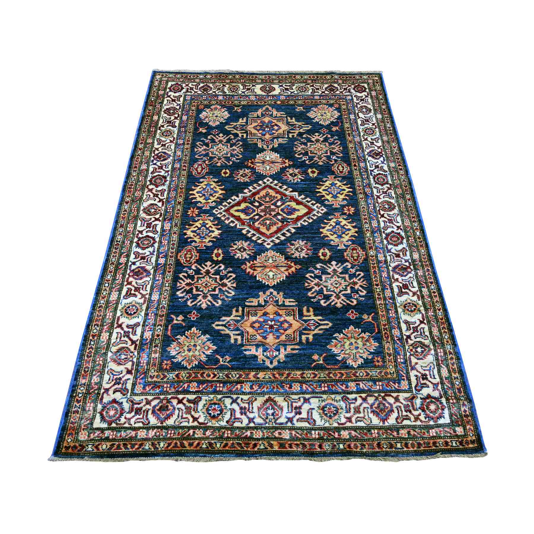 Tribal-Geometric-Hand-Knotted-Rug-106730